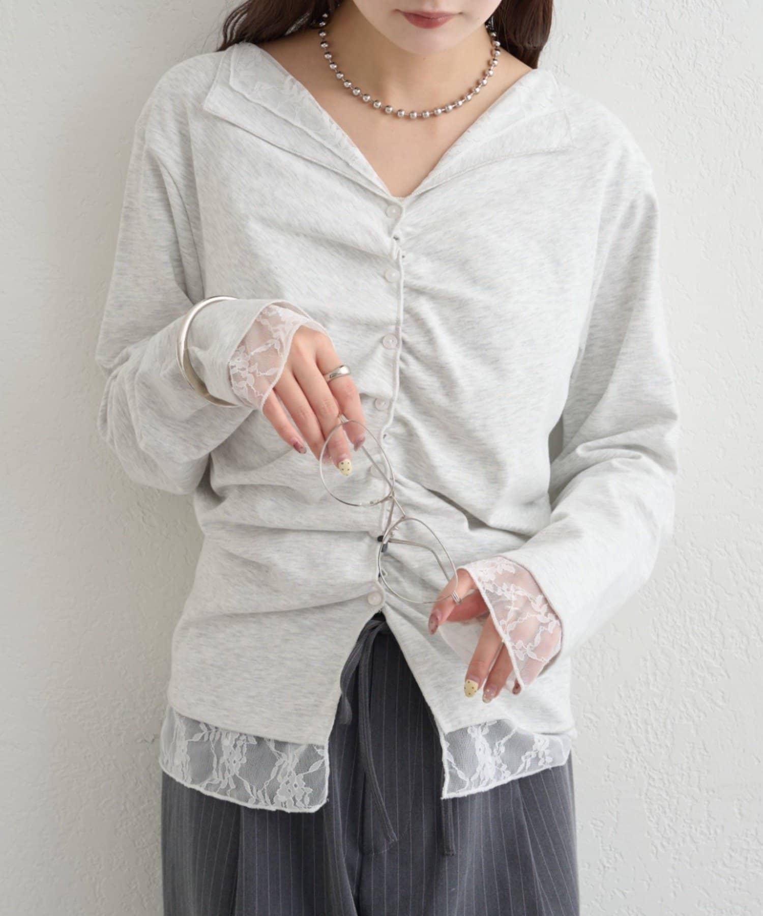 mystic(ミスティック) 配色カットソー