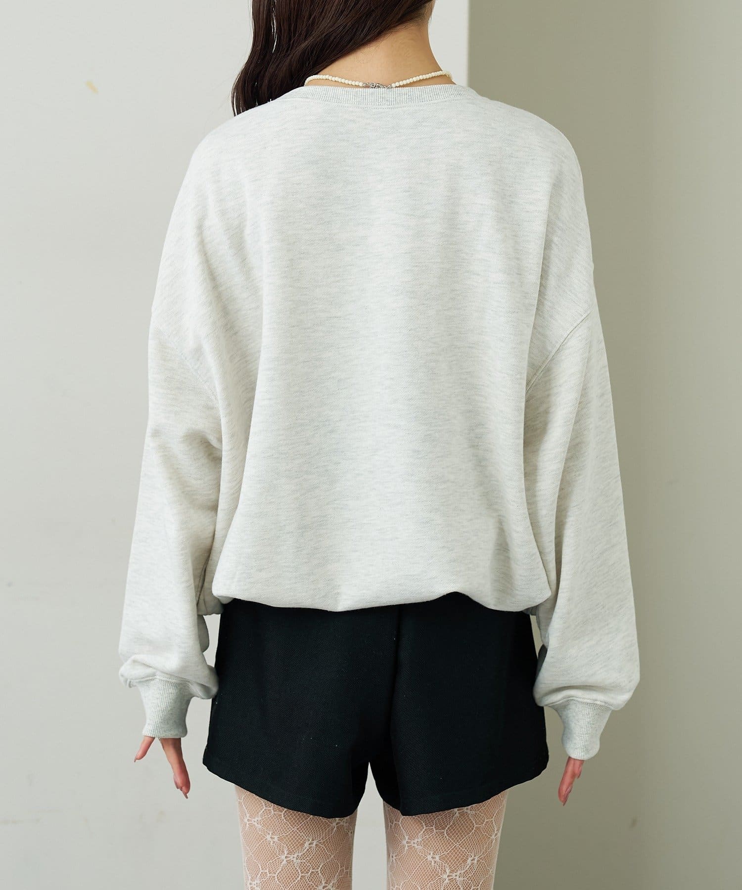 mystic(ミスティック) アップリケロゴスウェット