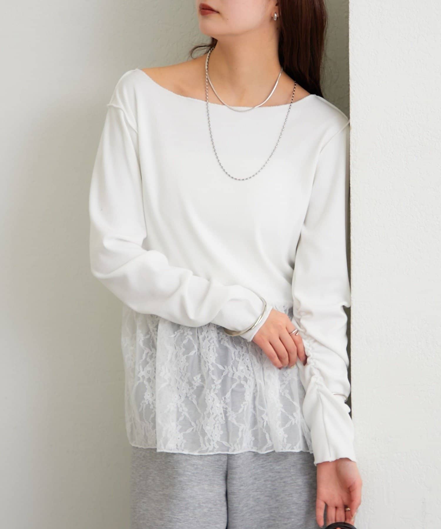 mystic(ミスティック) レースペプラムリブロンT