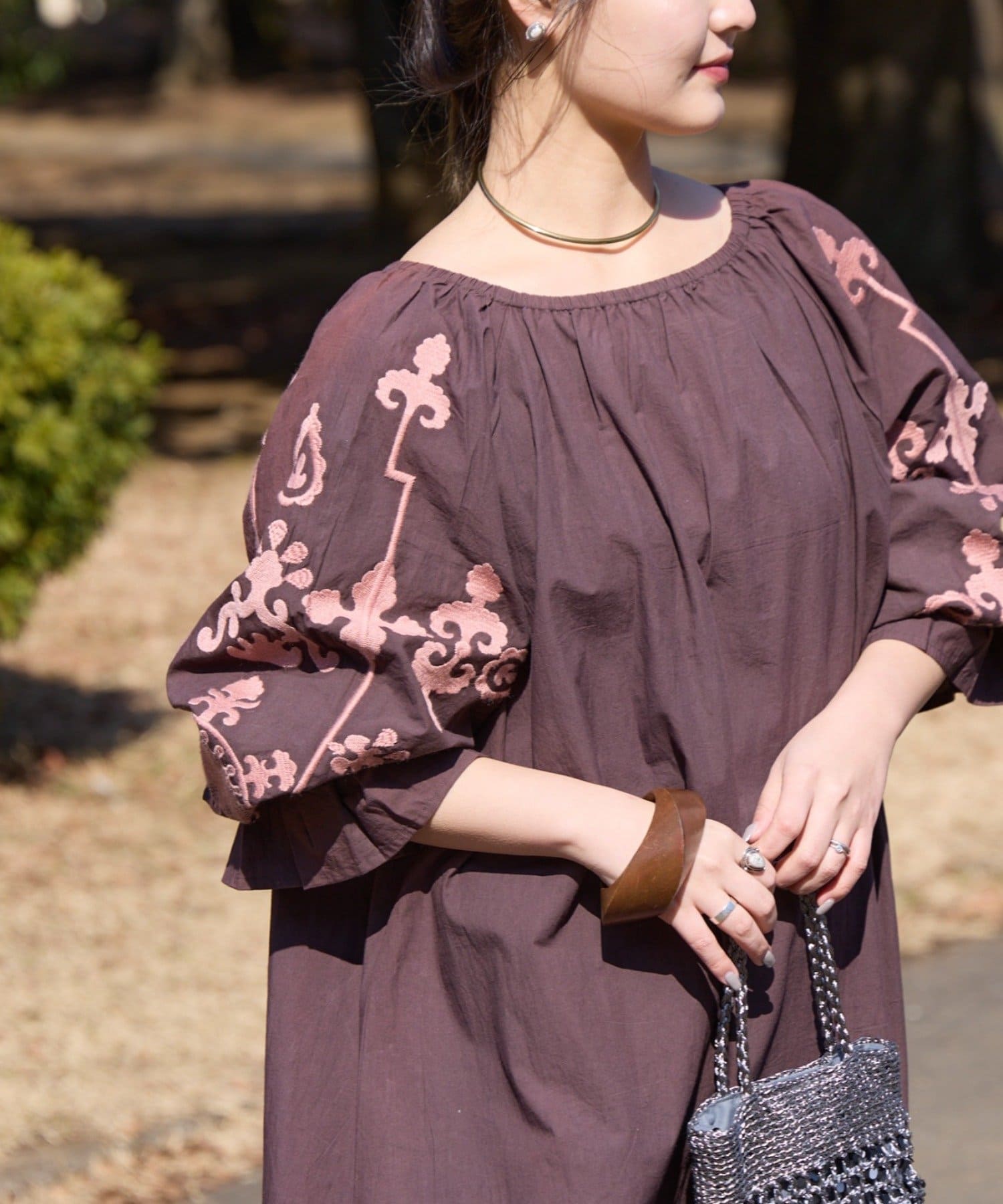 CIAOPANIC TYPY(チャオパニックティピー) 【Aguni】2WAY刺繍ボリュームワンピース