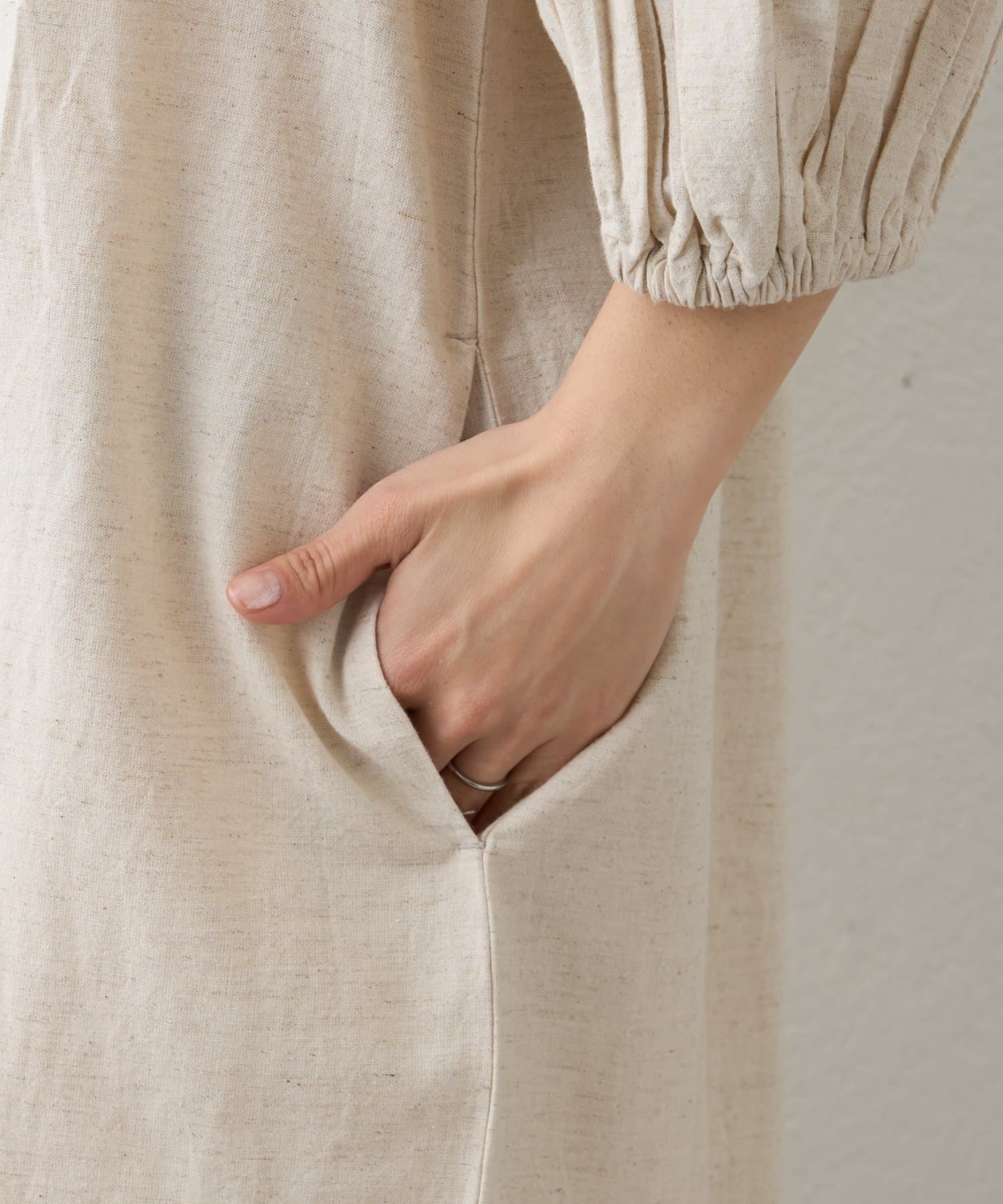 CIAOPANIC TYPY(チャオパニックティピー) 【Aguni】綿麻裾刺繍サロペット