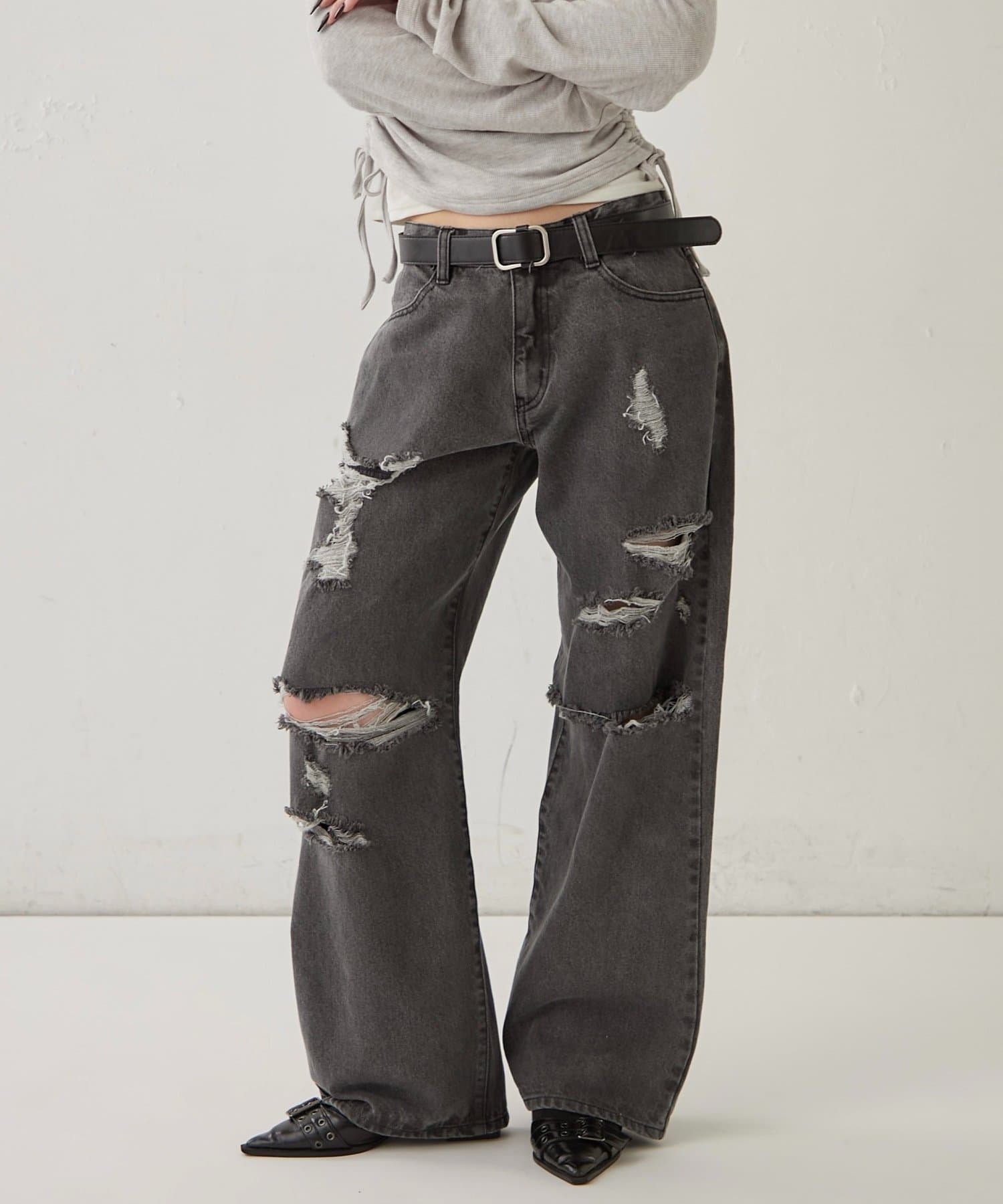 WHO’S WHO gallery(フーズフーギャラリー) BOLD DISTRESSED DENIM