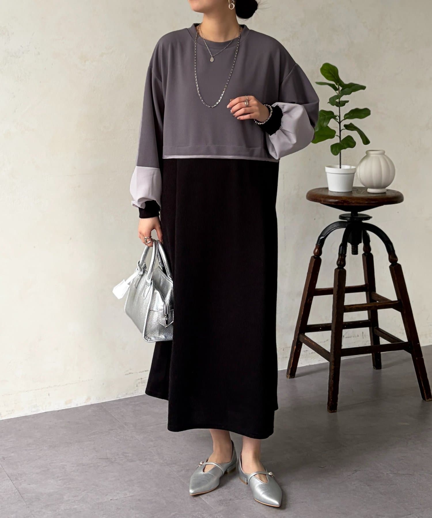 Chez toi(シェトワ) ポンチドッキンワンピース