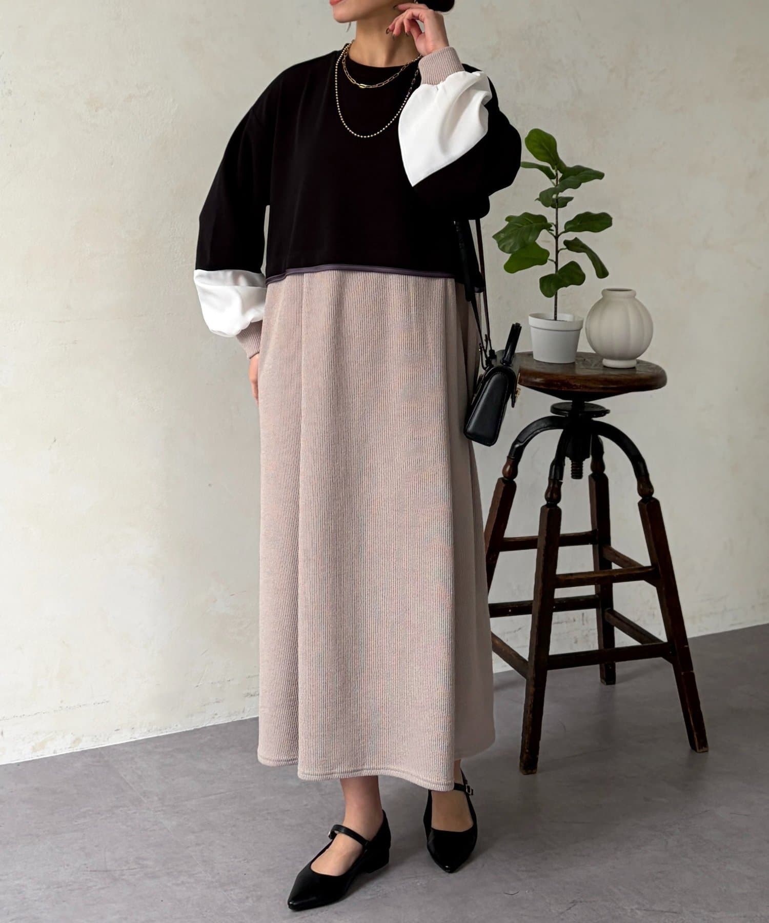 Chez toi(シェトワ) ポンチドッキンワンピース