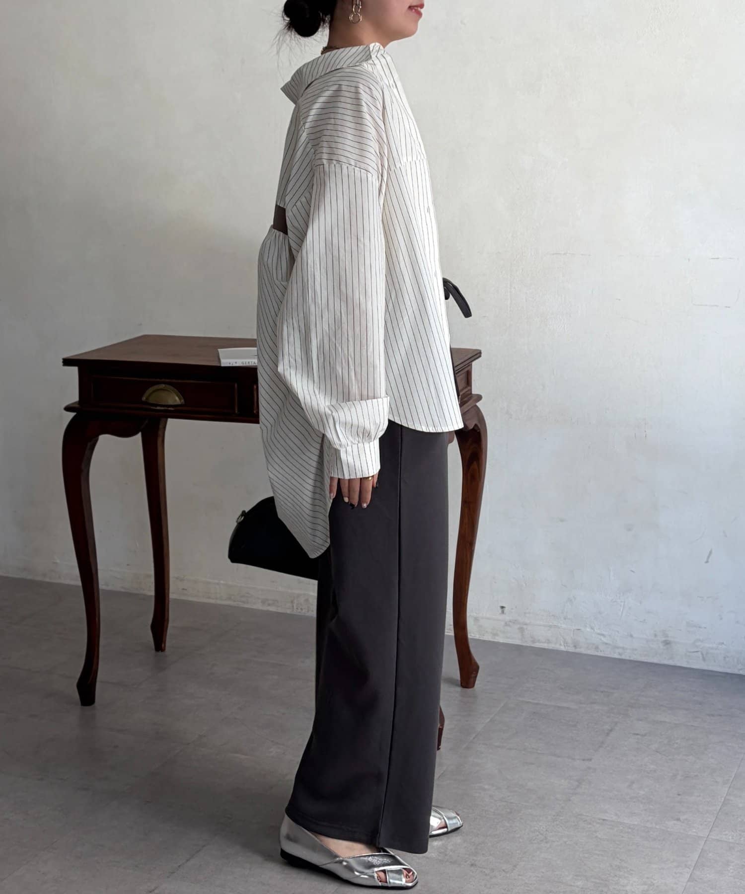 Chez toi(シェトワ) ダンボールラインイージーパンツ