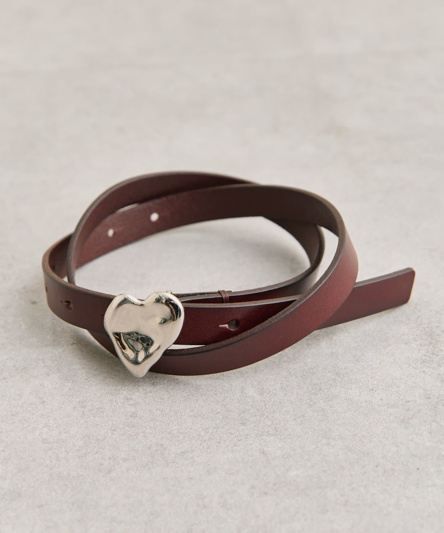 ear PAPILLONNER(イア パピヨネ) 《本革》ハートモチーフベルト【SUM1 STYLE(スミスタイル)】