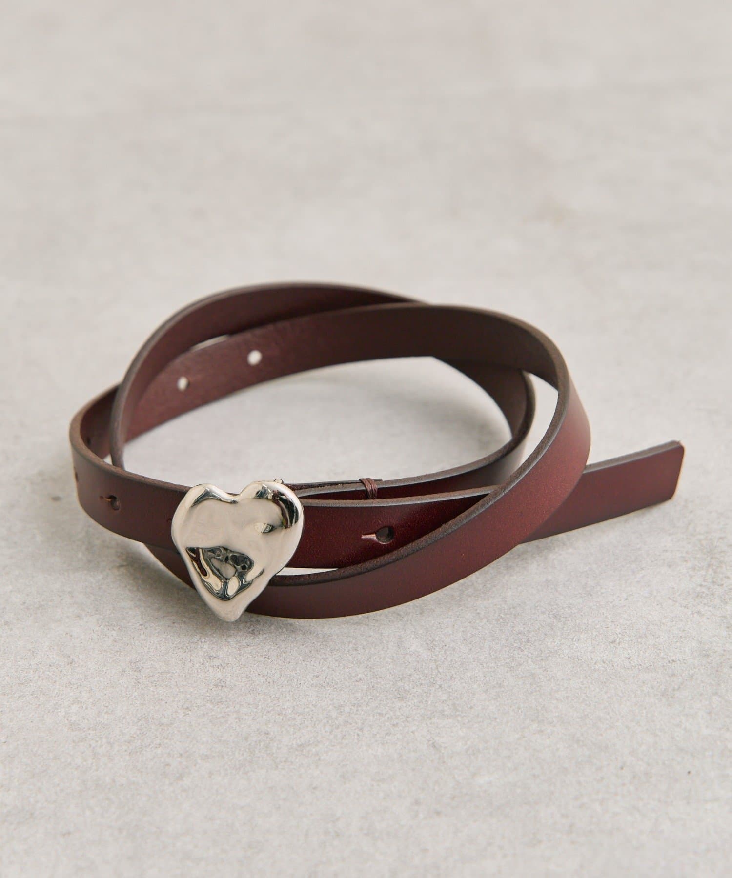 ear PAPILLONNER(イア パピヨネ) 《本革》ハートモチーフベルト【SUM1 STYLE(スミスタイル)】