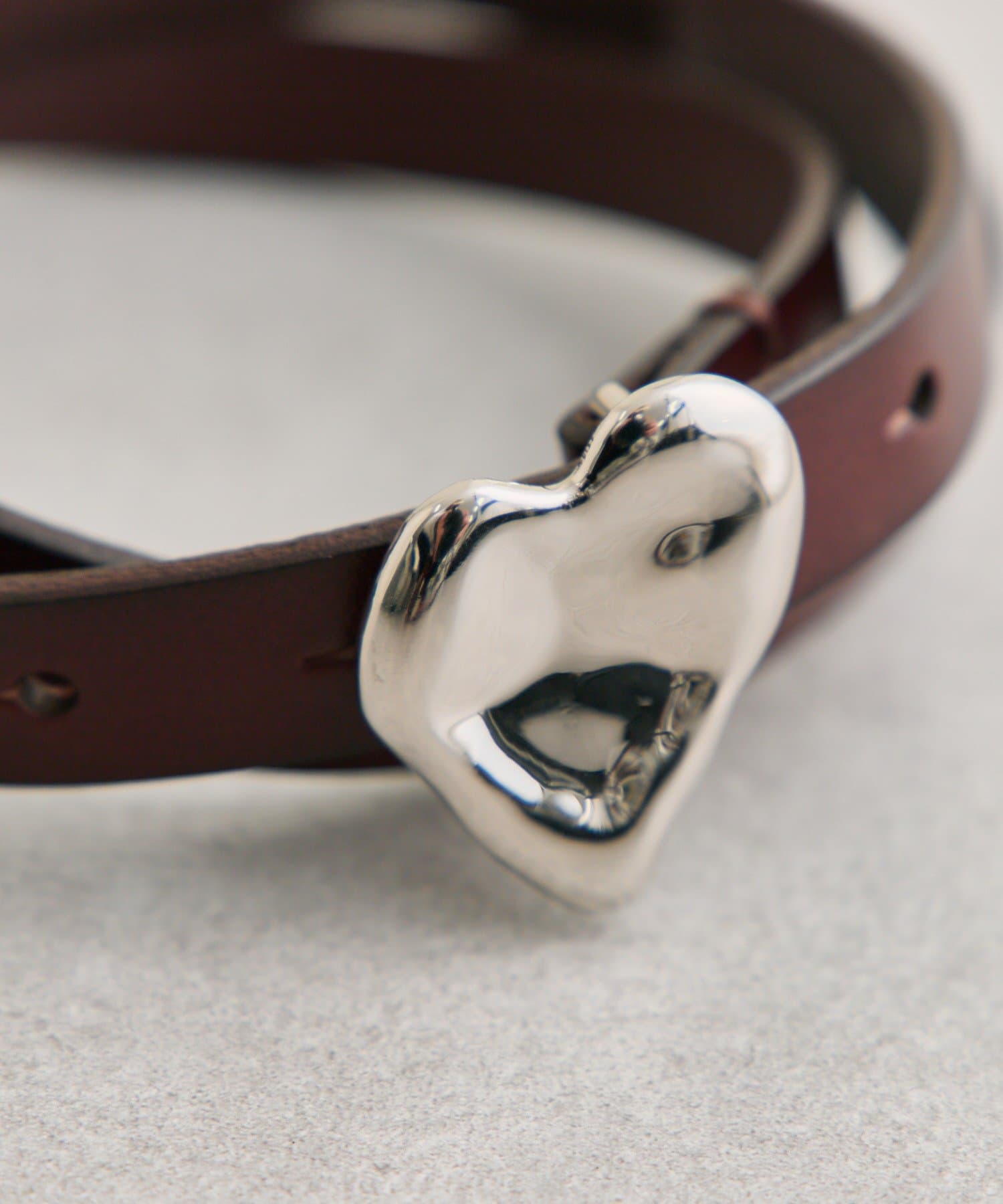 ear PAPILLONNER(イア パピヨネ) 《本革》ハートモチーフベルト【SUM1 STYLE(スミスタイル)】