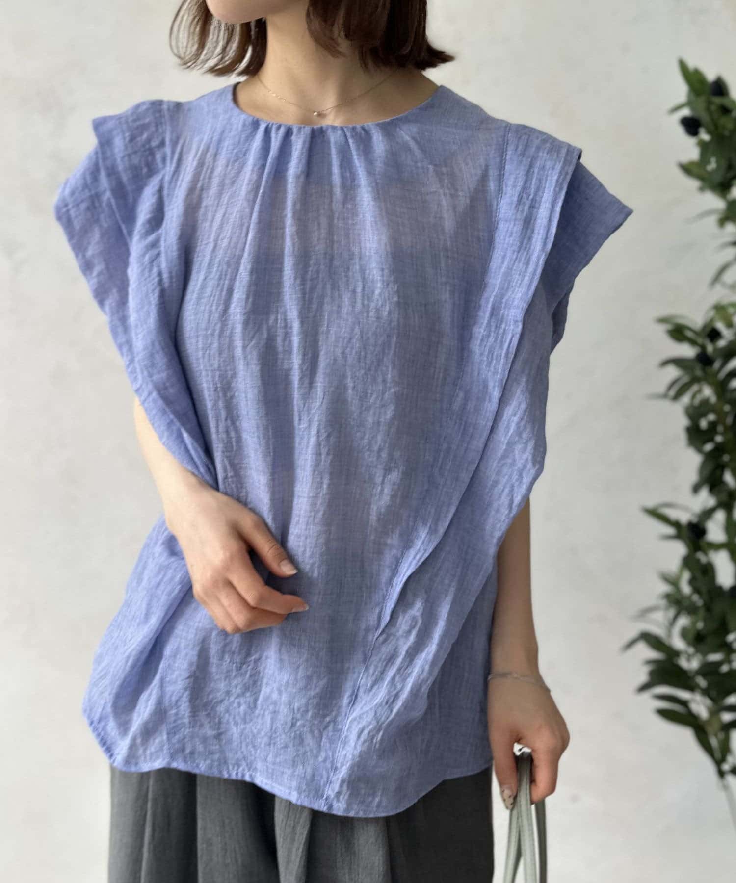 LOCUST(ローカスト) 袖フリルブラウス