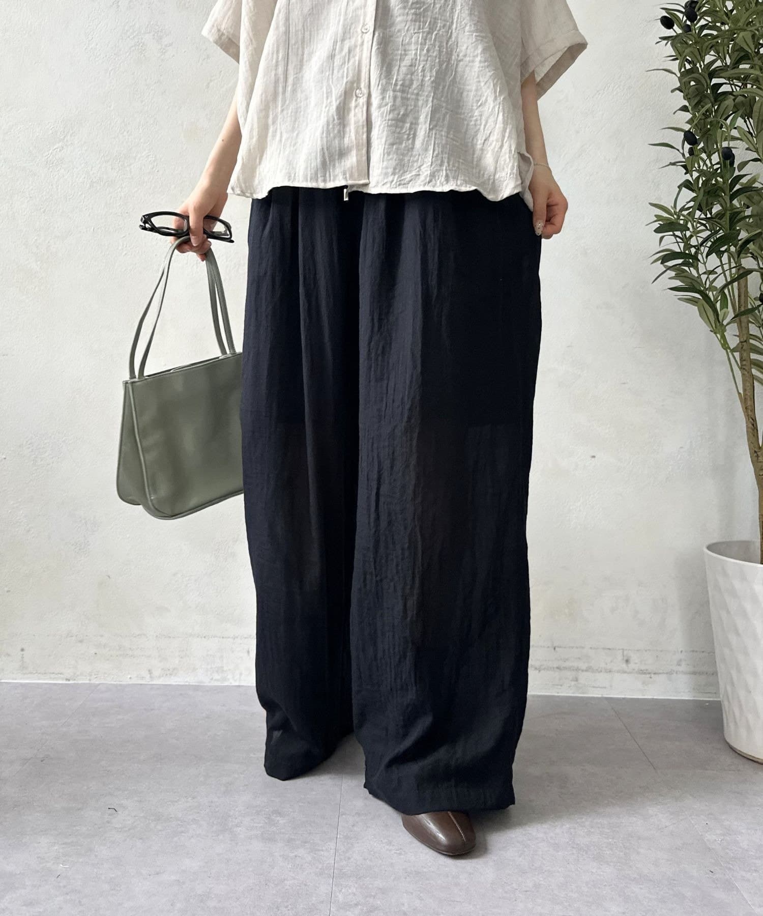 LOCUST(ローカスト) 【セットアップ対応】イージーワイドパンツ