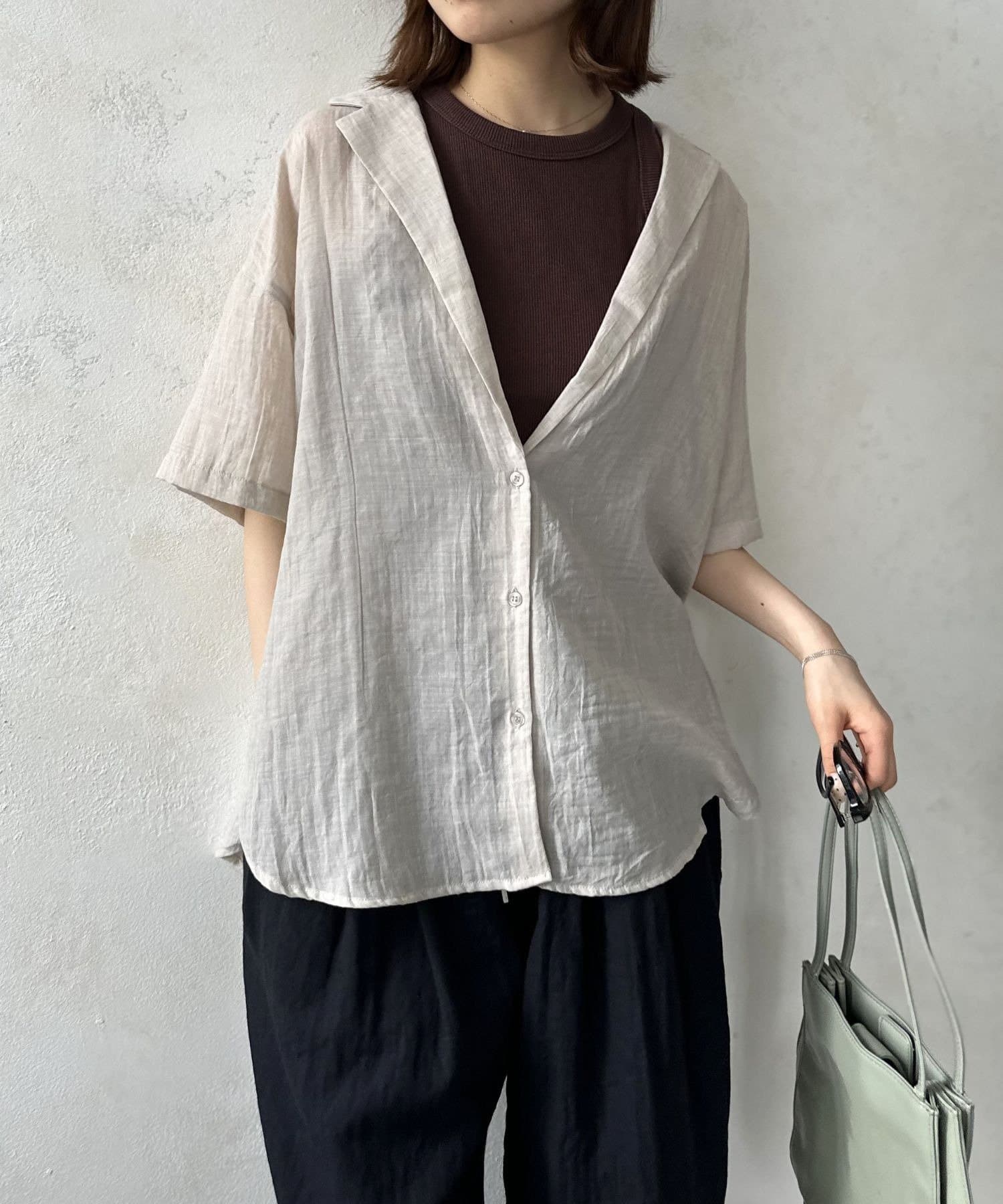 LOCUST(ローカスト) 【セットアップ対応】半袖シャツジャケット