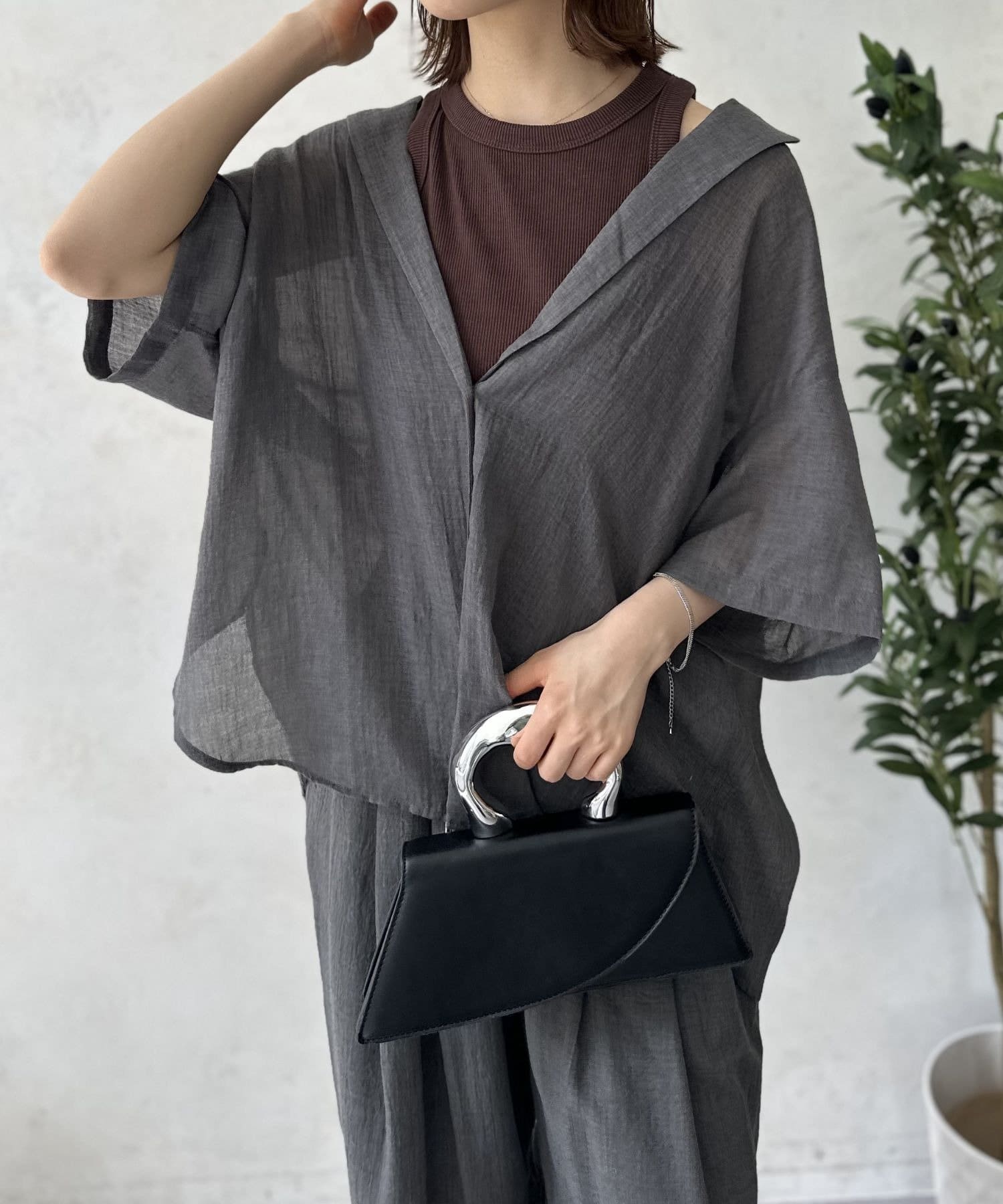 LOCUST(ローカスト) 【セットアップ対応】半袖シャツジャケット