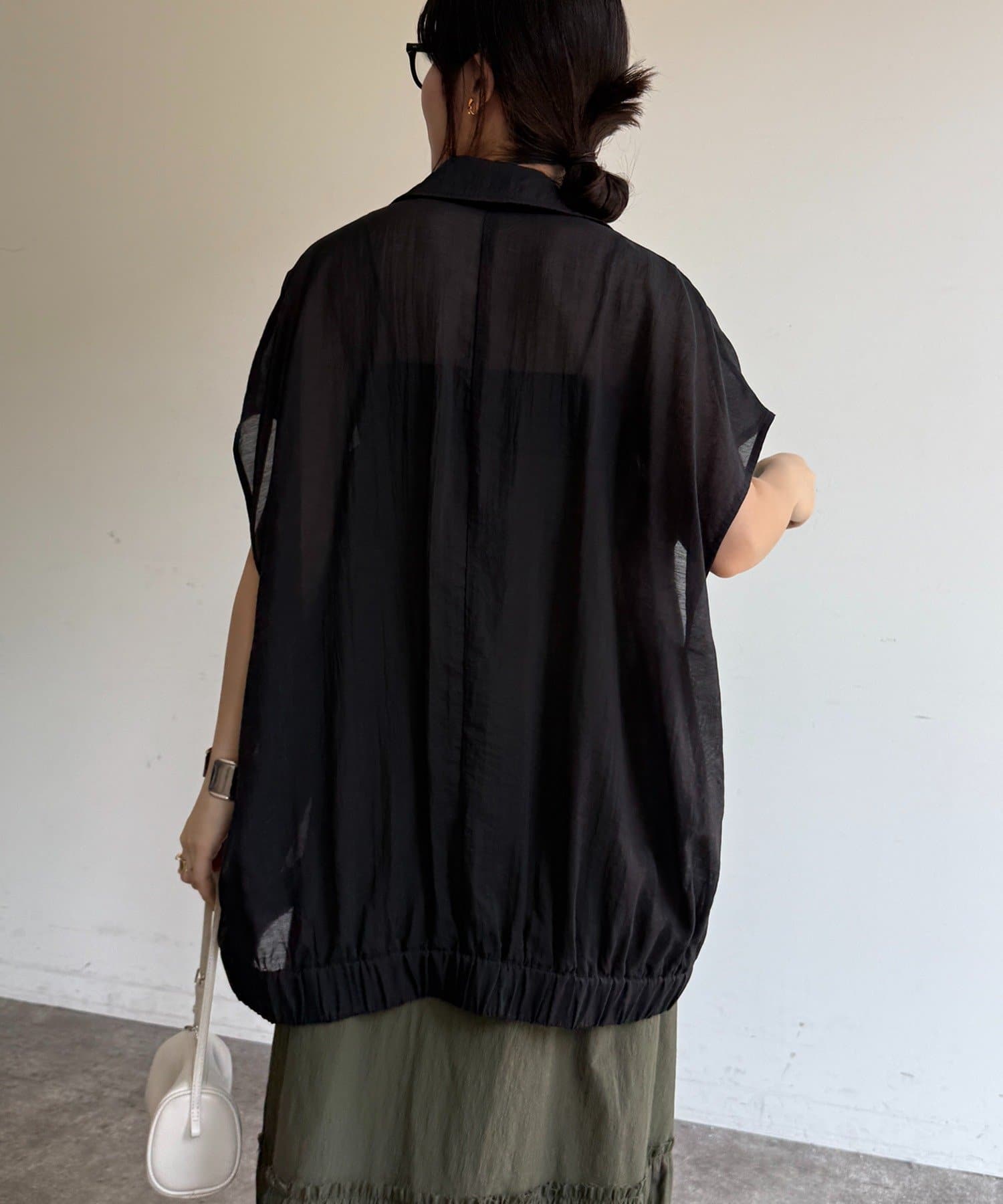 DOUDOU(ドゥドゥ) シアーサファリシャツベスト