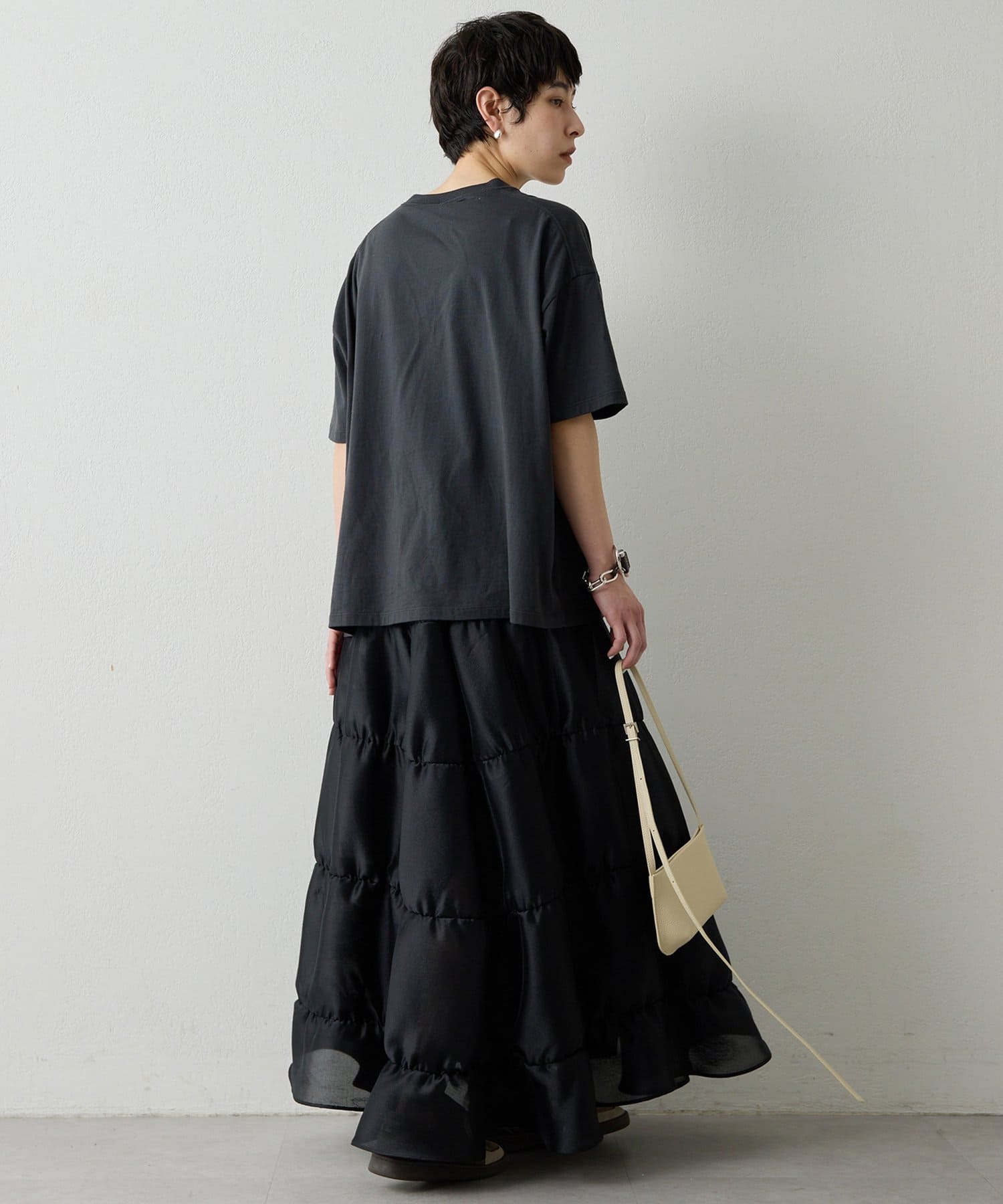 Whim Gazette(ウィム ガゼット) シアーボリュームスカート