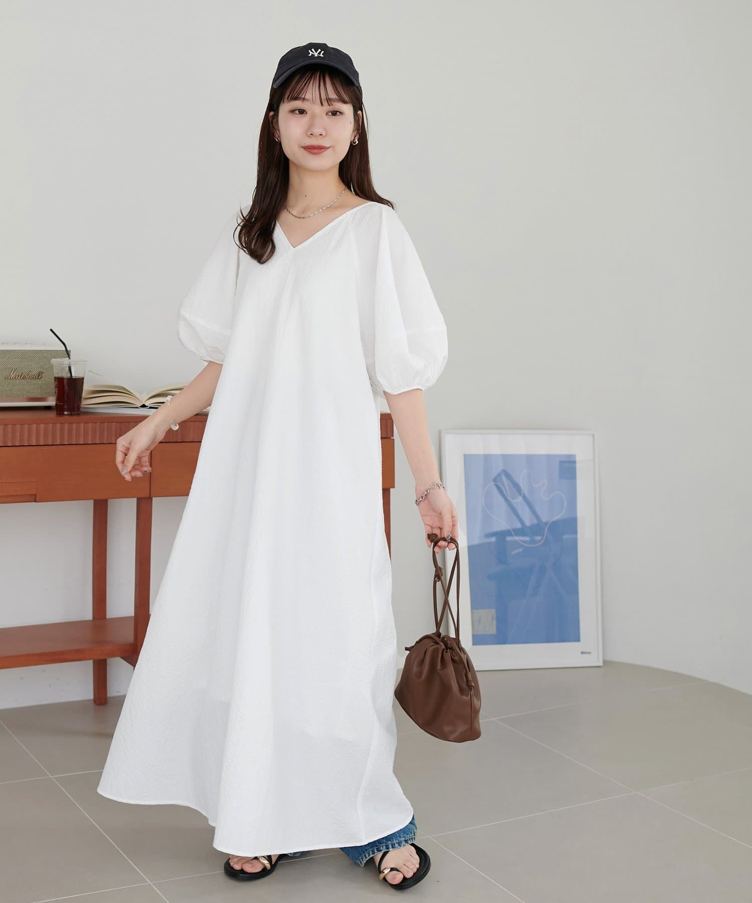 SS先行予約/WEB限定】バルーンスリーブワンピース | DISCOAT(ディス