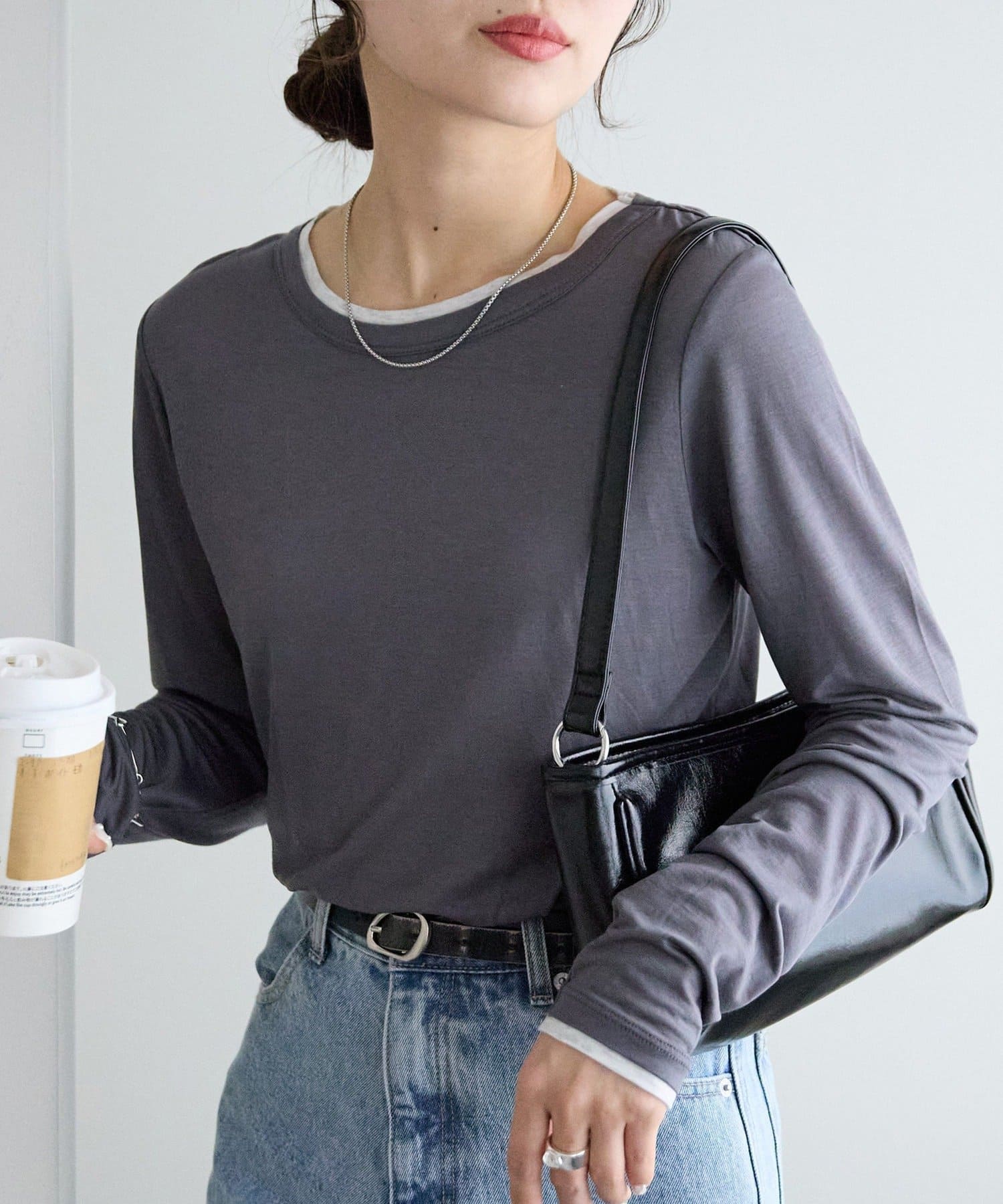 DISCOAT(ディスコート) 【SS先行予約/WEB限定】レイヤードロングスリーブ