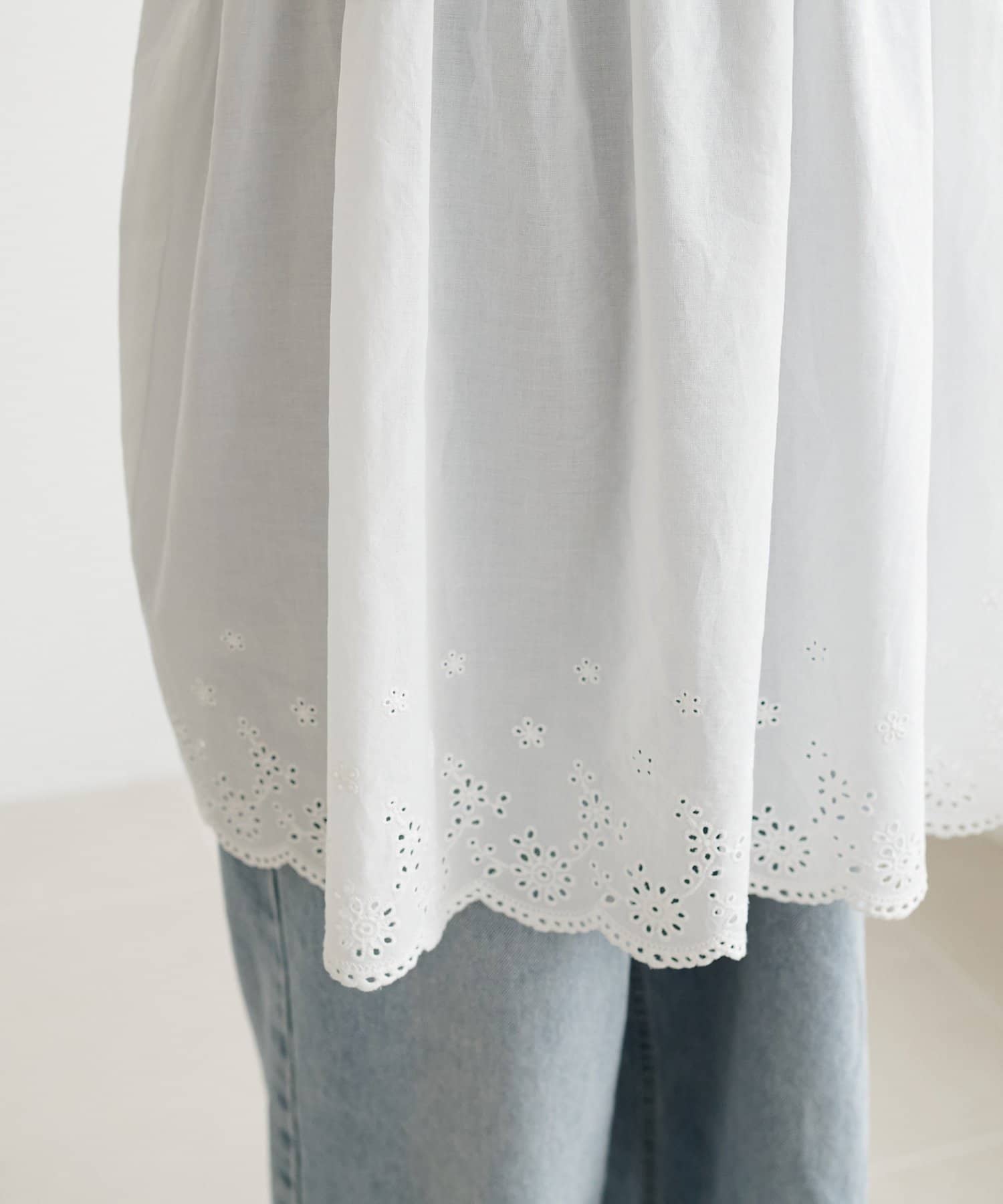 DISCOAT(ディスコート) 【WEB限定】レース使いキャミチュニック