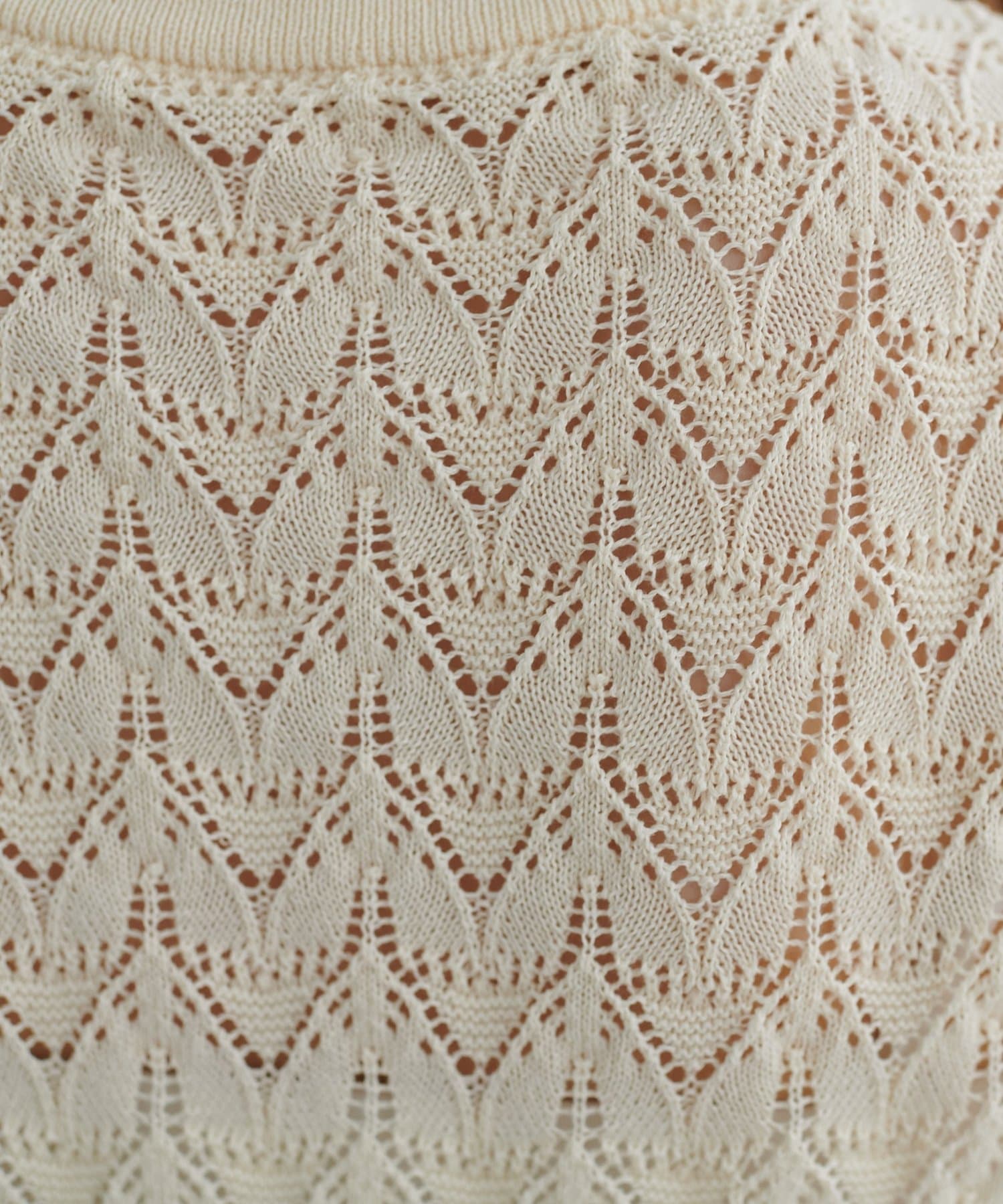 DISCOAT(ディスコート) 【WEB限定】スカシノースリーブベスト