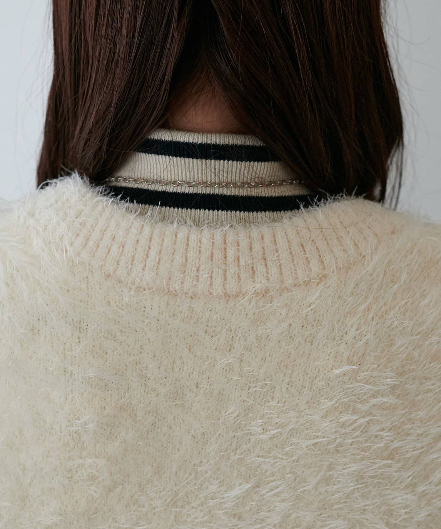 DISCOAT(ディスコート) 【WEB限定】ライトフェザーヤーンチュニックベスト