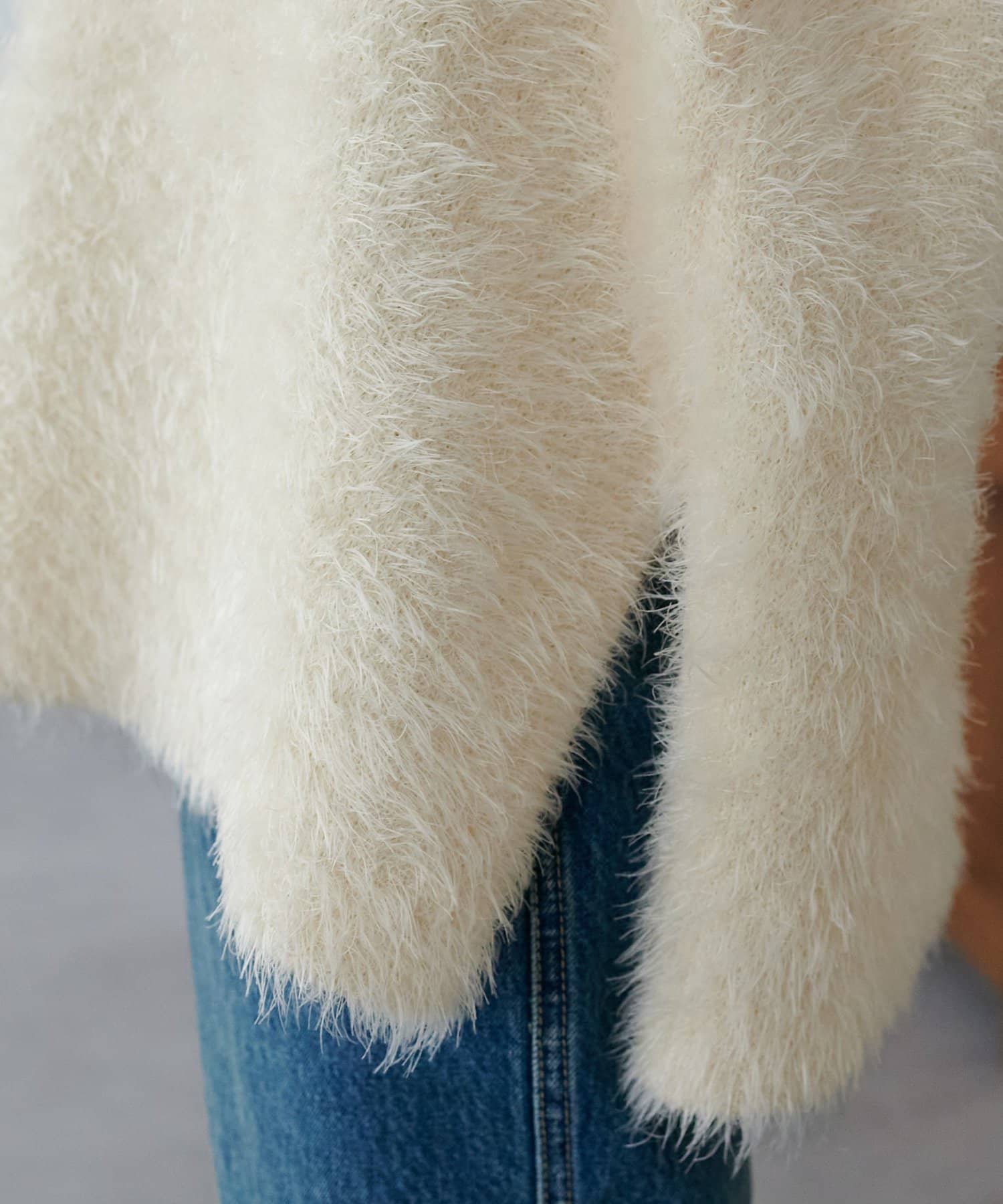 DISCOAT(ディスコート) 【WEB限定】ライトフェザーヤーンチュニックベスト