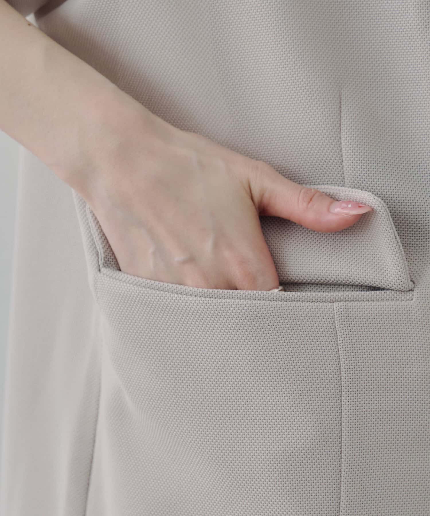 DISCOAT(ディスコート) 【Noka】メッシュ半袖テーラードジャケット