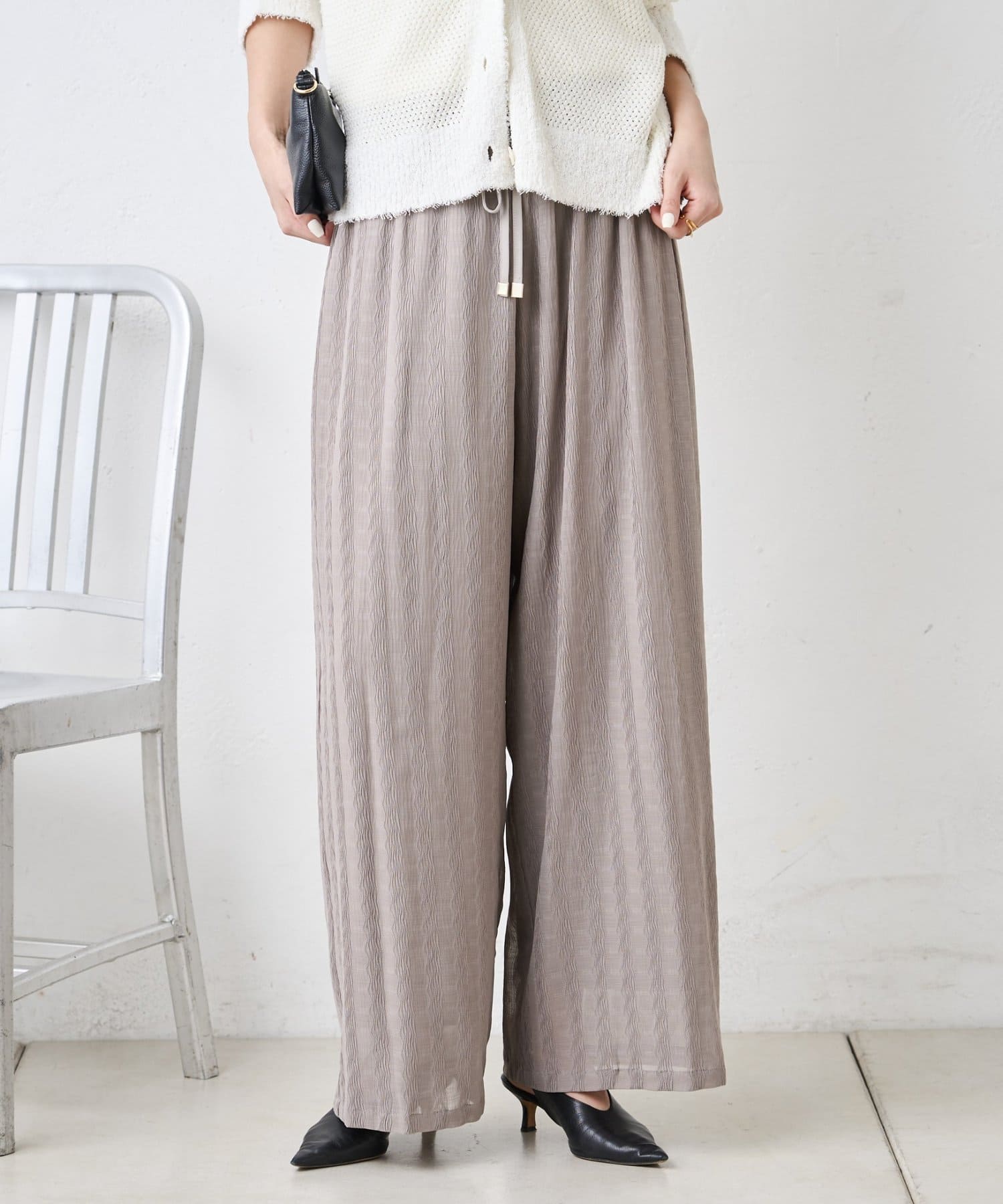 Jena　espace merveilleux(ジェナ　エスパスメルヴェイユ) ヨウリュウストライプパンツ