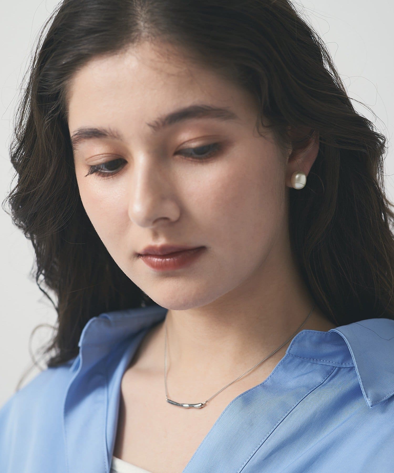 3COINS(スリーコインズ) マットパールピアス