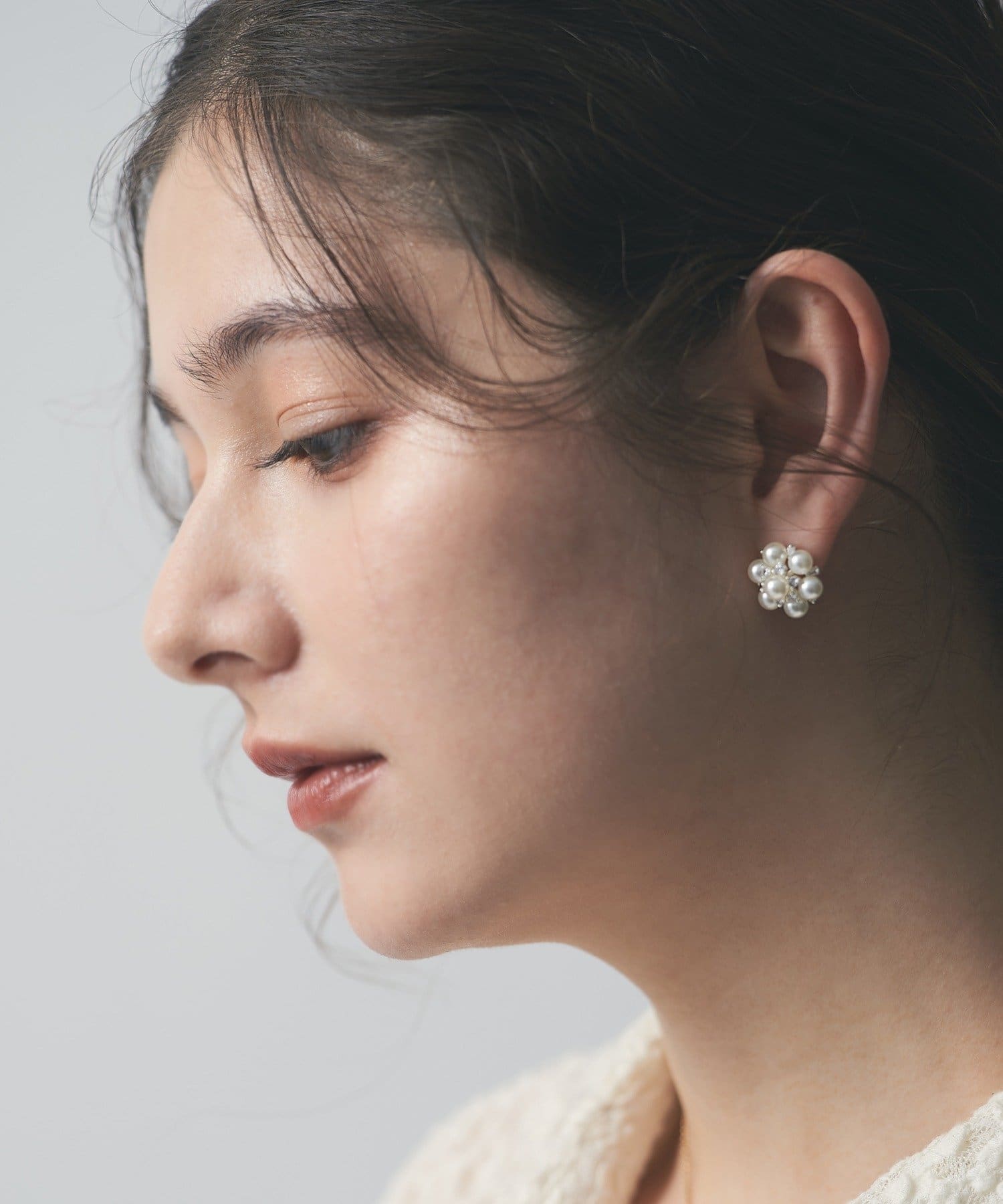 3COINS(スリーコインズ) キラキラパールピアス