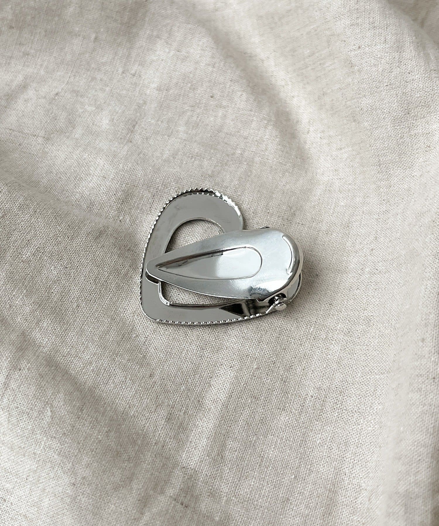 3COINS(スリーコインズ) ドットハートクリップ2個セット／KIDS