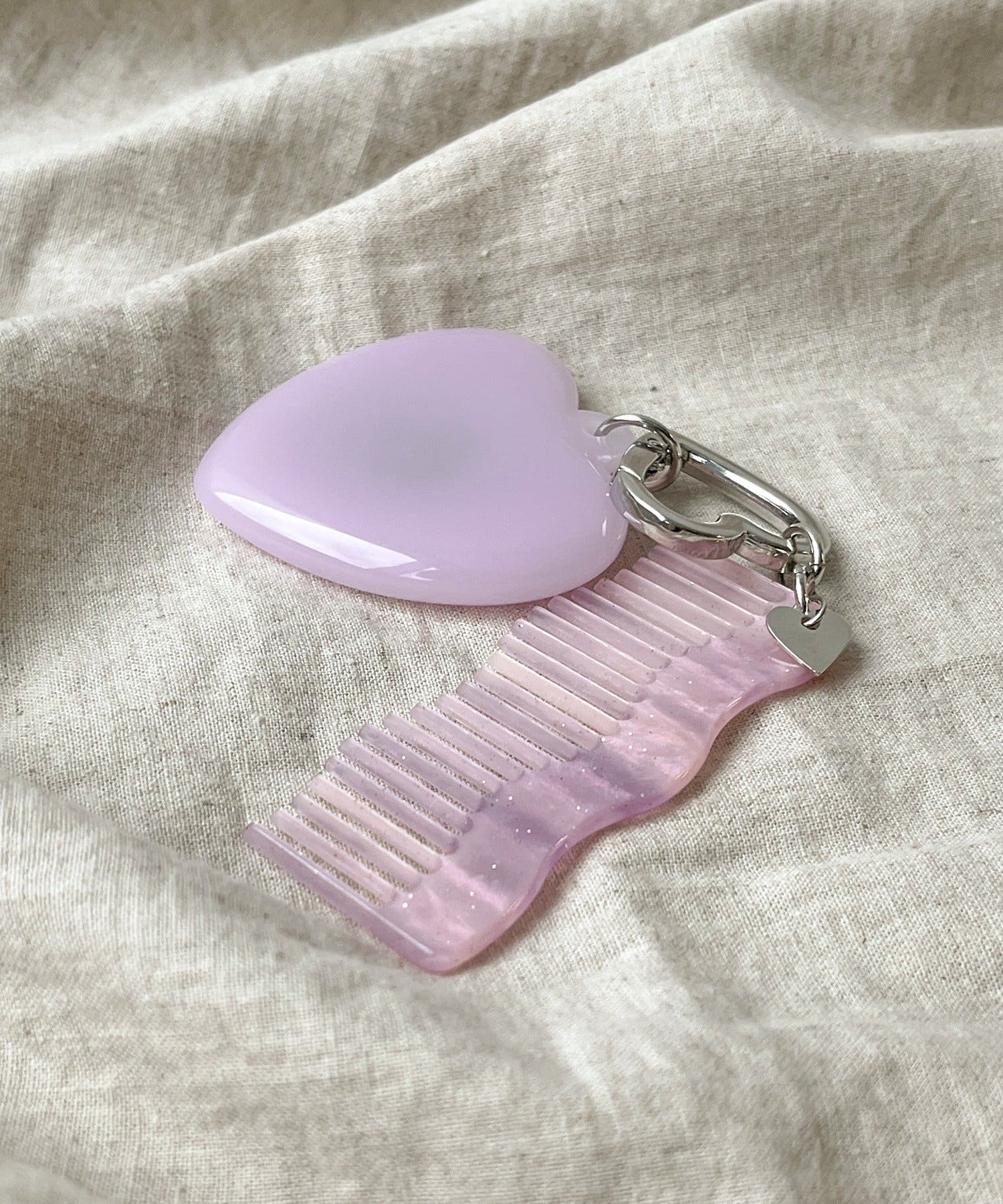 3COINS(スリーコインズ) ハートミラー&コームチャーム