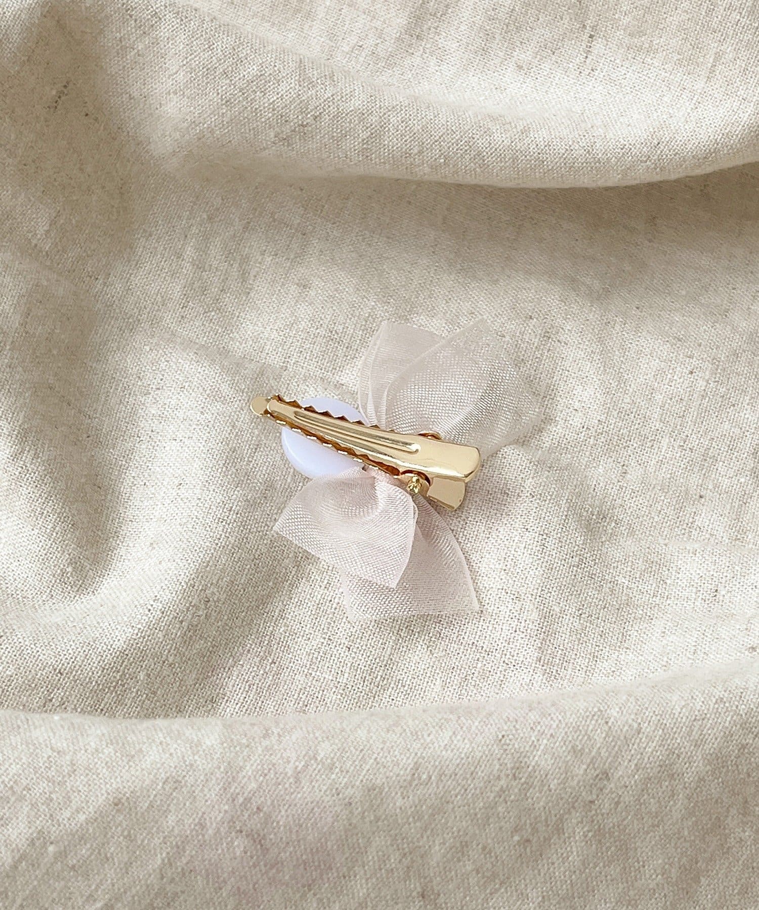 3COINS(スリーコインズ) チュールリボンミニクリップ2個セット／KIDS