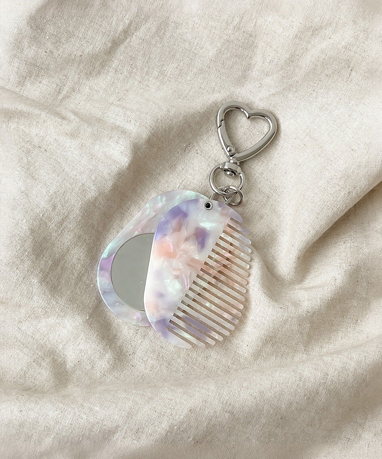 3COINS(スリーコインズ) スライドミラー&コームチャーム