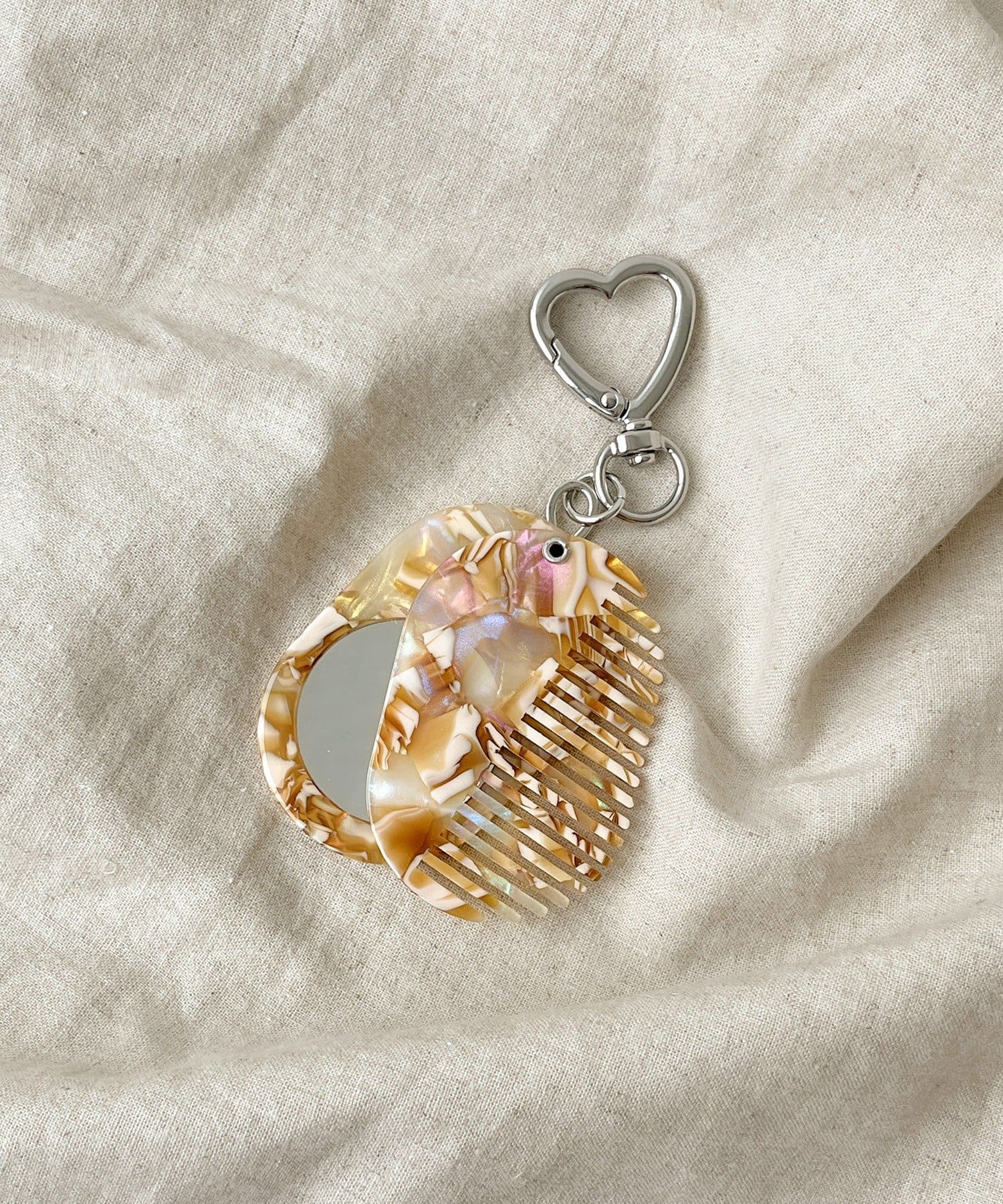 3COINS(スリーコインズ) スライドミラー&コームチャーム