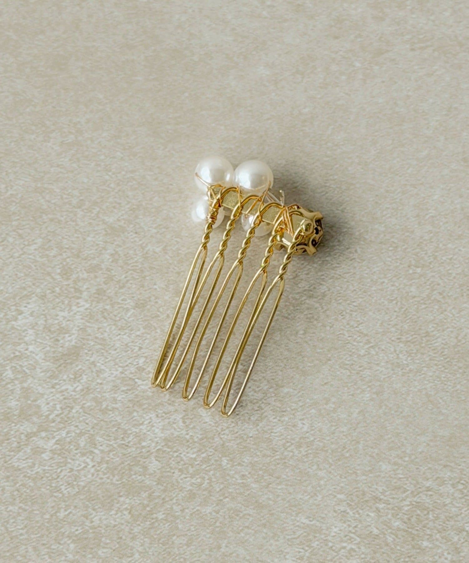 3COINS(スリーコインズ) パールビジューコーム3個セット