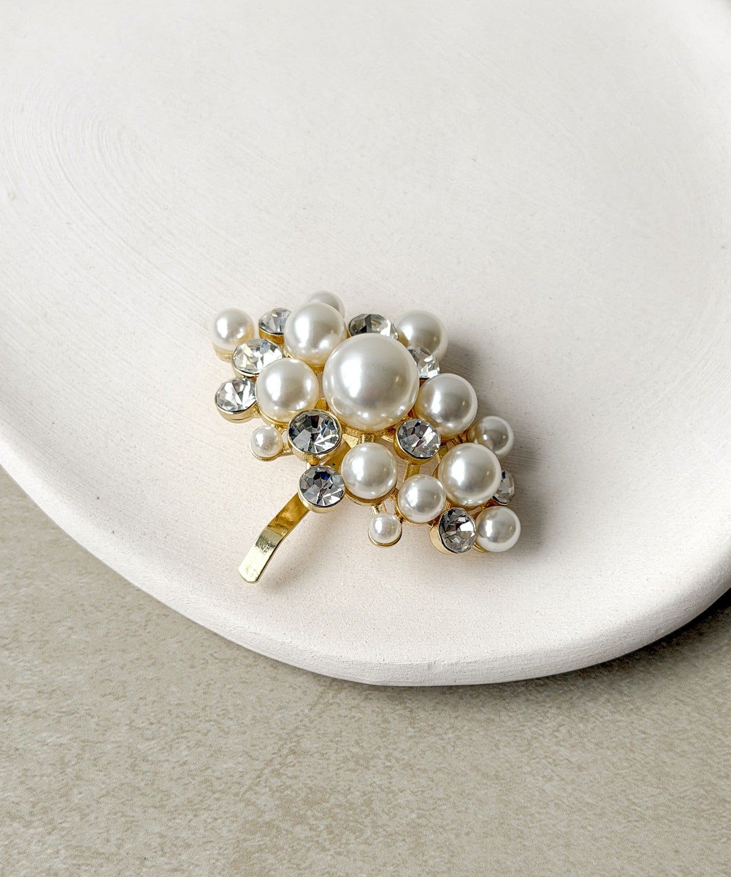 3COINS(スリーコインズ) キラキラビジューヘアフック