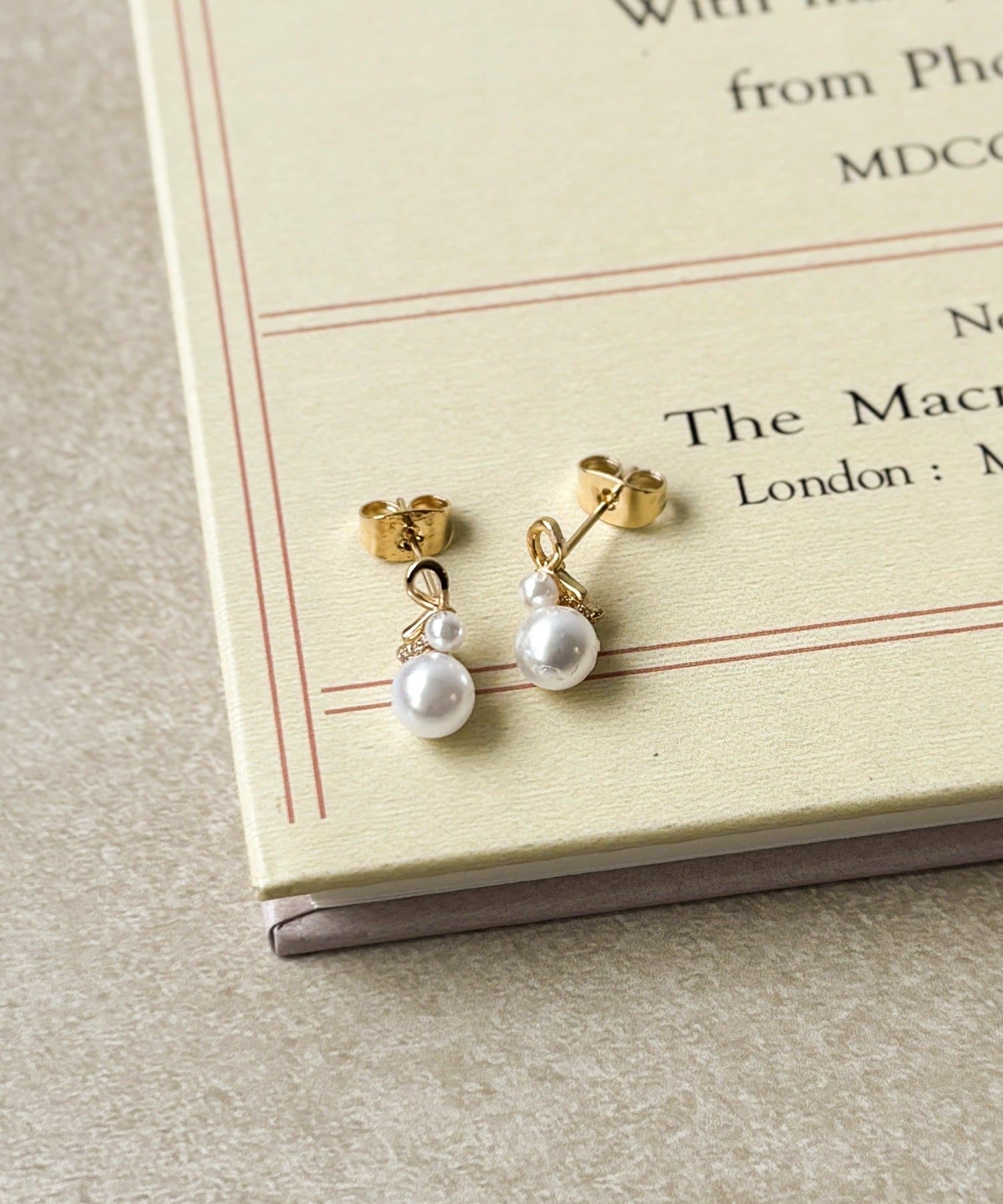 3COINS(スリーコインズ) ムスビパールピアス