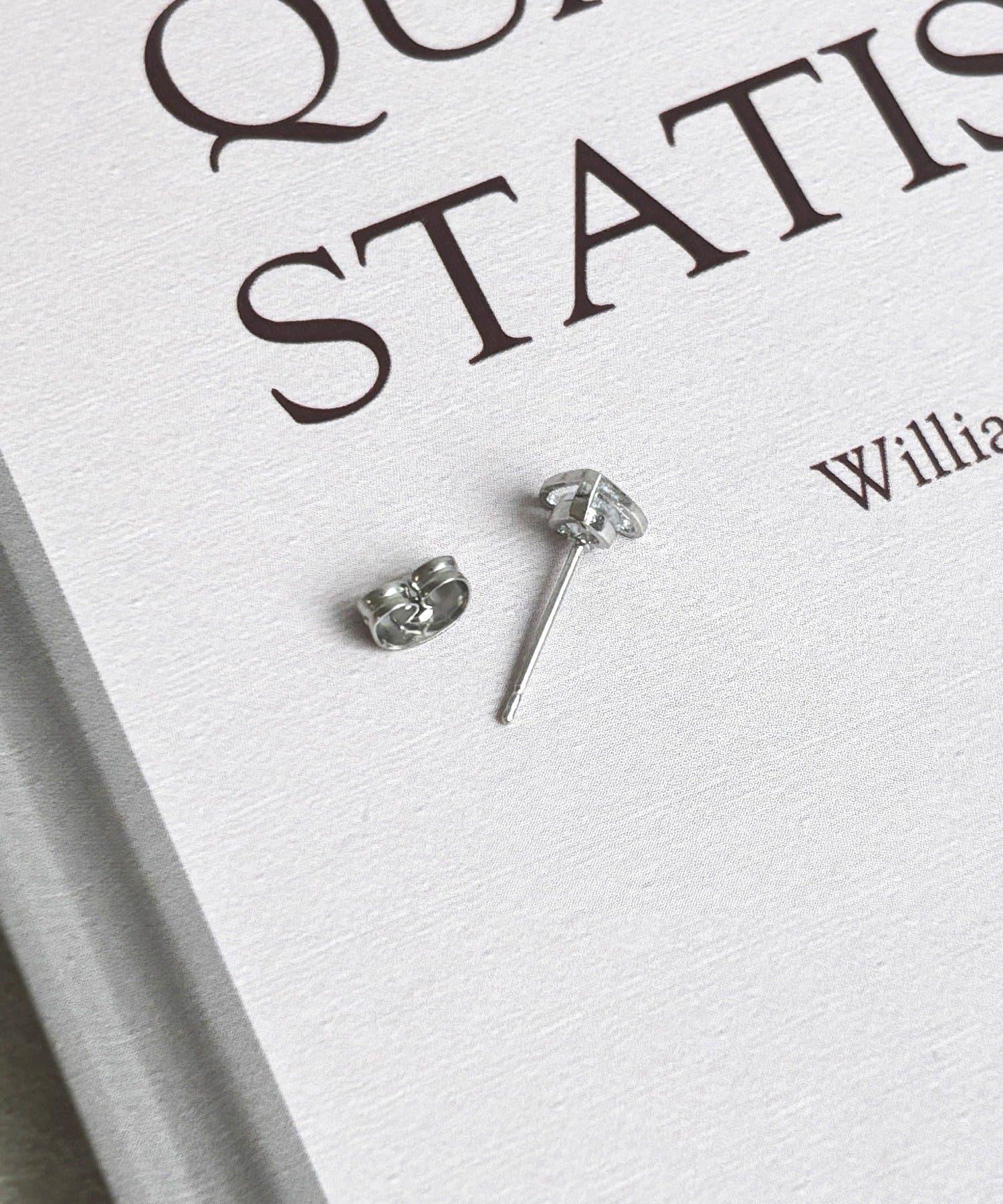 3COINS(スリーコインズ) ダブルハートピアス