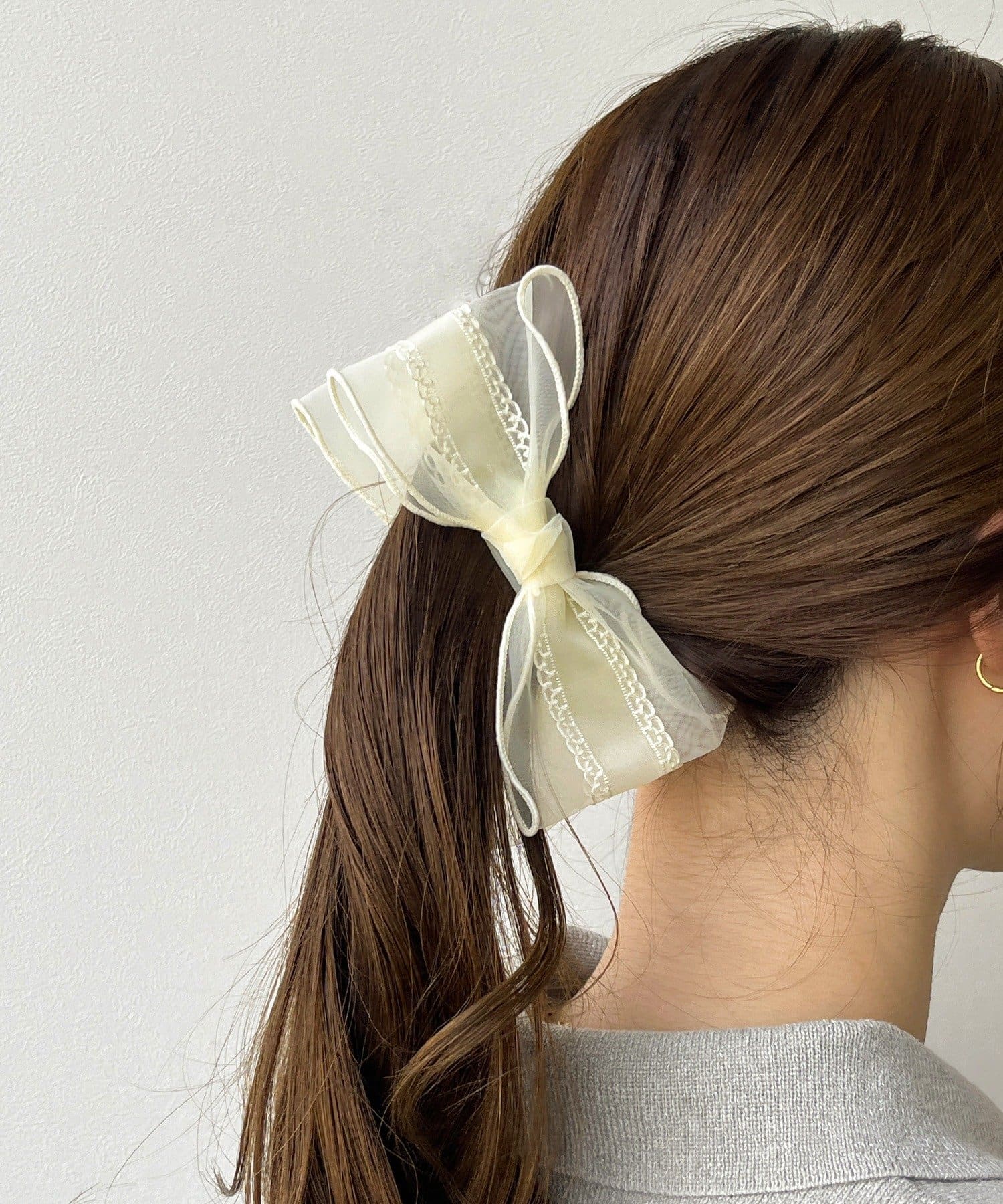 3COINS(スリーコインズ) チュールリボンバナナ