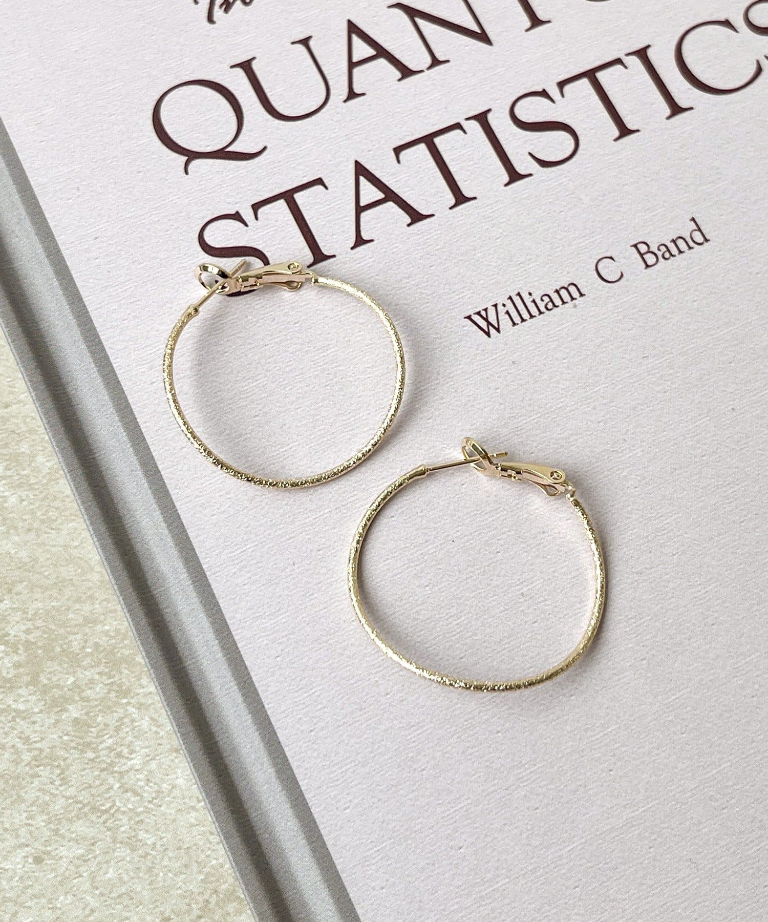 3COINS(スリーコインズ) メタルフープピアス