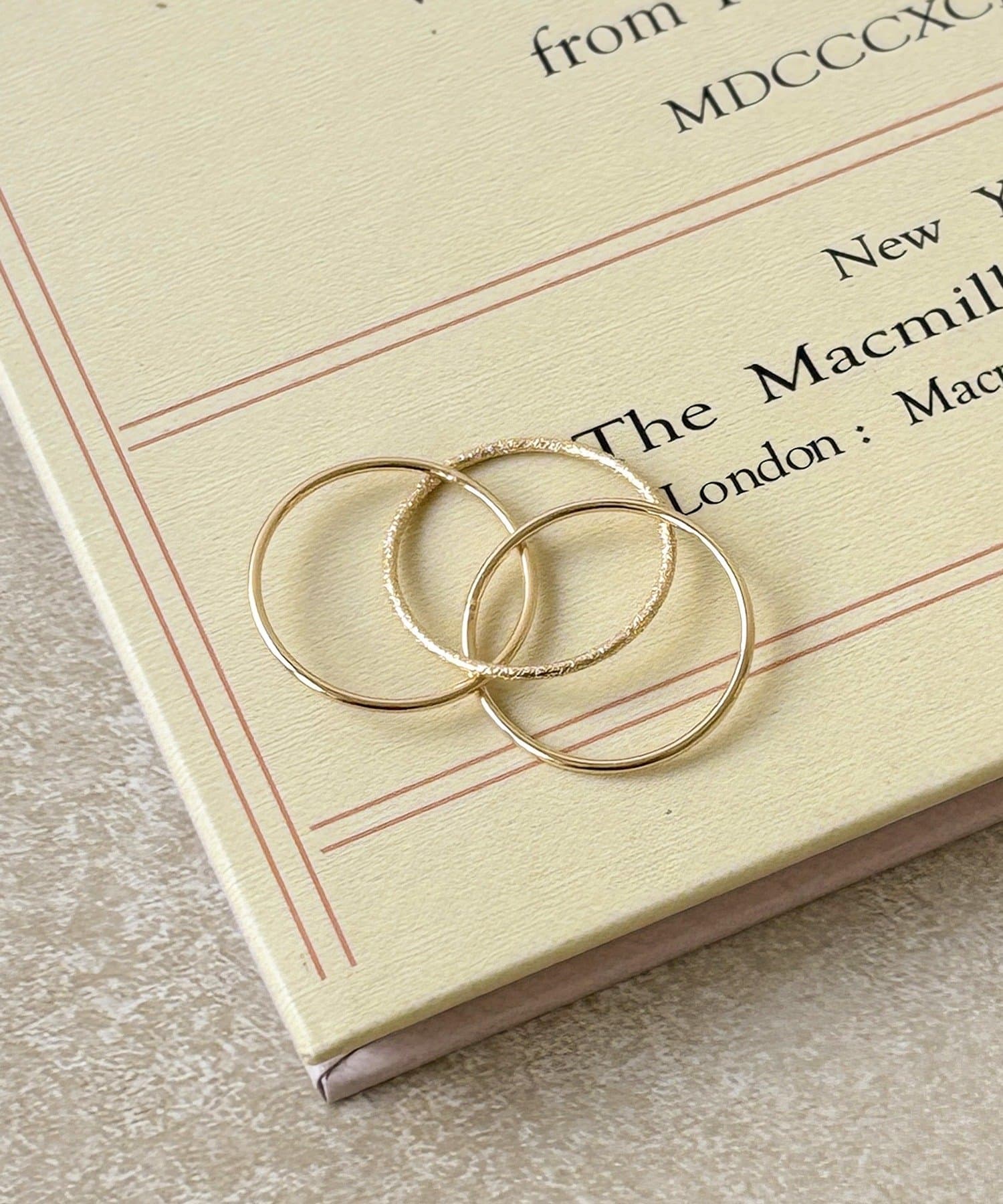 3COINS(スリーコインズ) 3連メタルリング