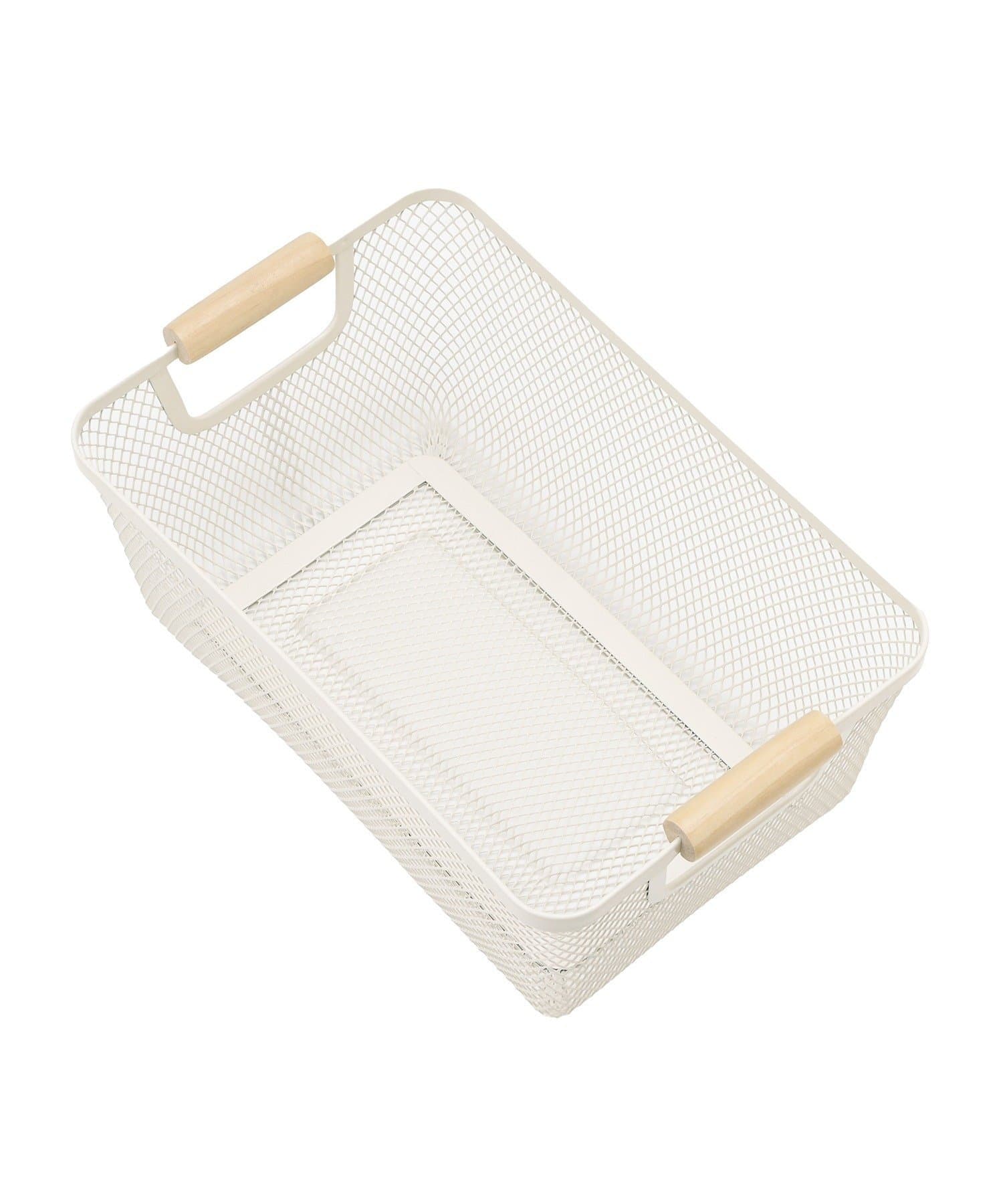 salut!(サリュ) ウッドハンドルワイヤーバスケット：S