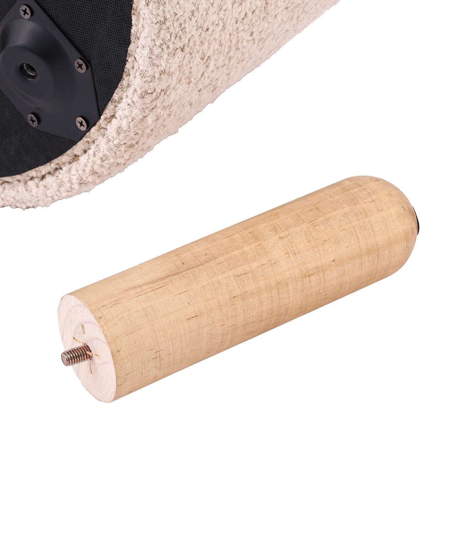 salut!(サリュ) 《WEB限定商品》ラウンド脚付き収納スツール／milk latte