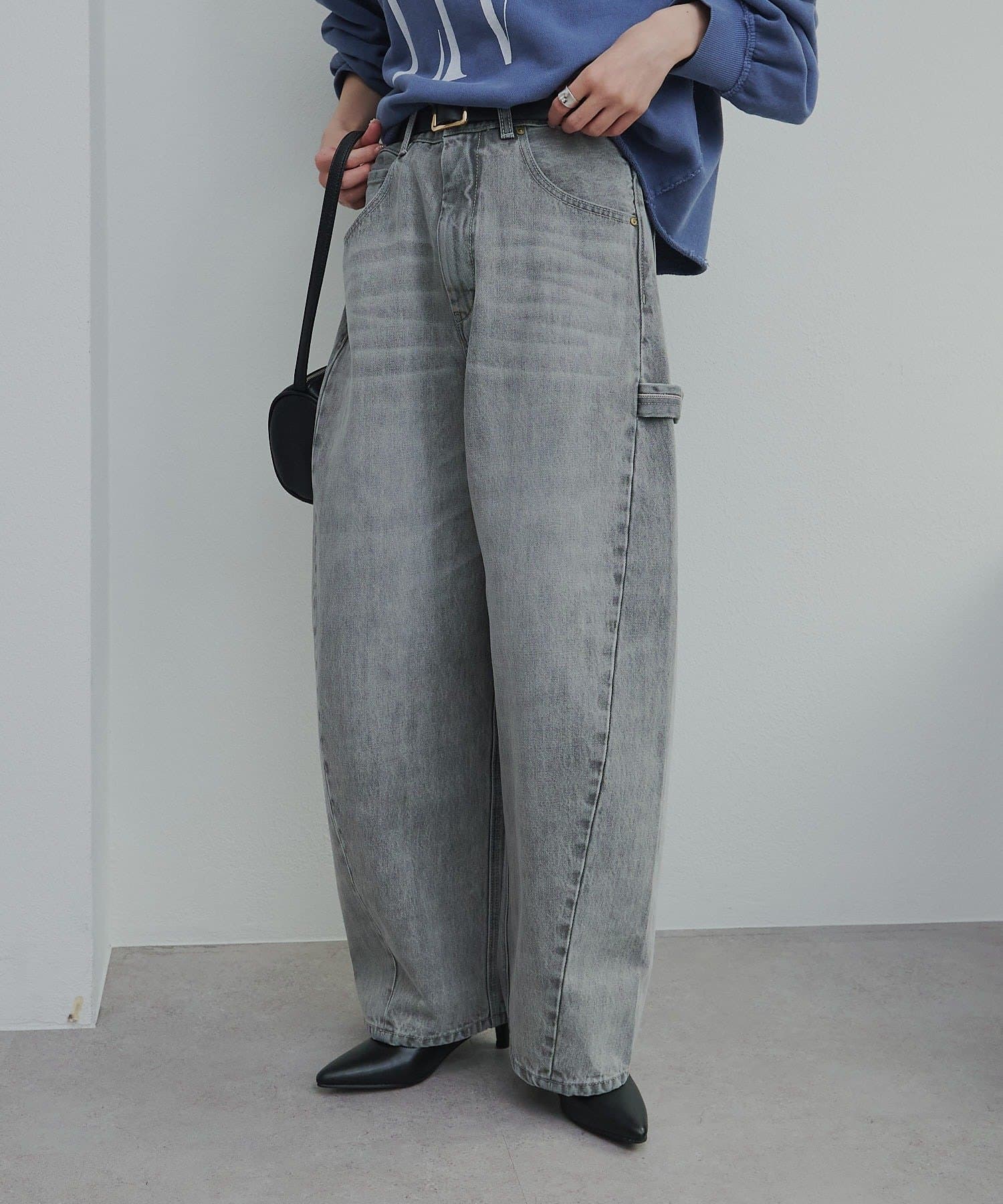 PUAL CE CIN(ピュアルセシン) セルビッチデニムワークパンツ