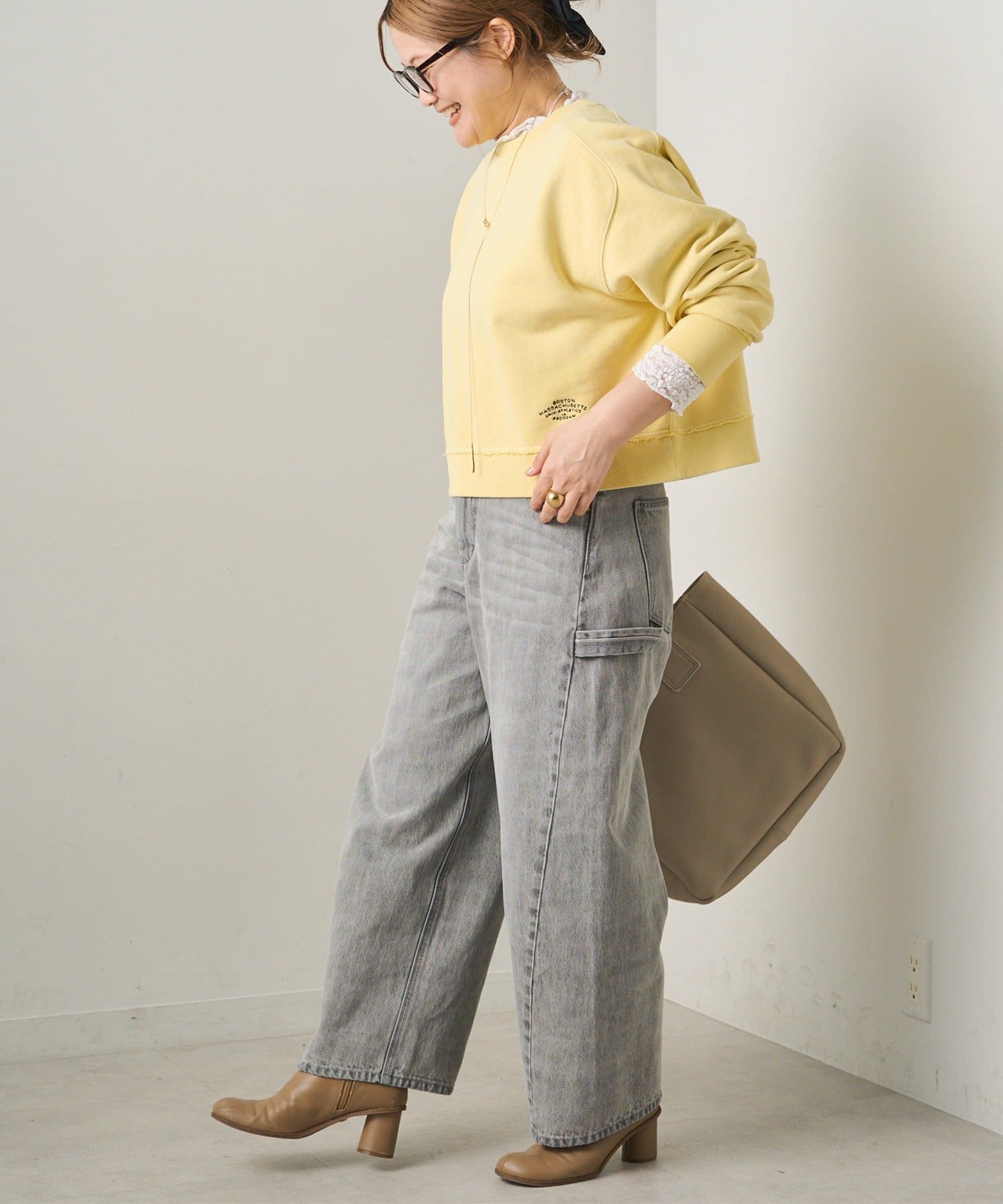 PUAL CE CIN(ピュアルセシン) セルビッチデニムワークパンツ