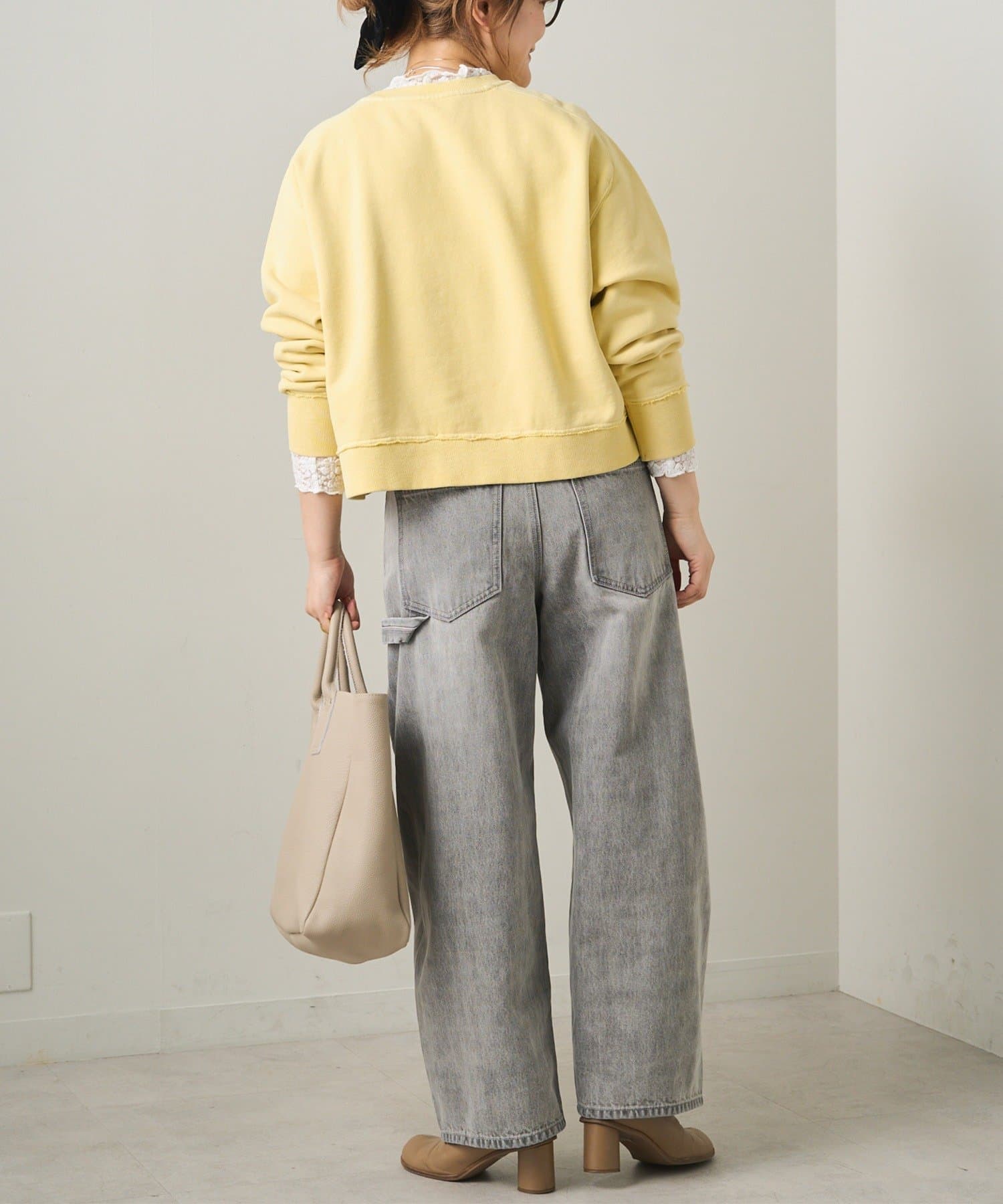 PUAL CE CIN(ピュアルセシン) セルビッチデニムワークパンツ