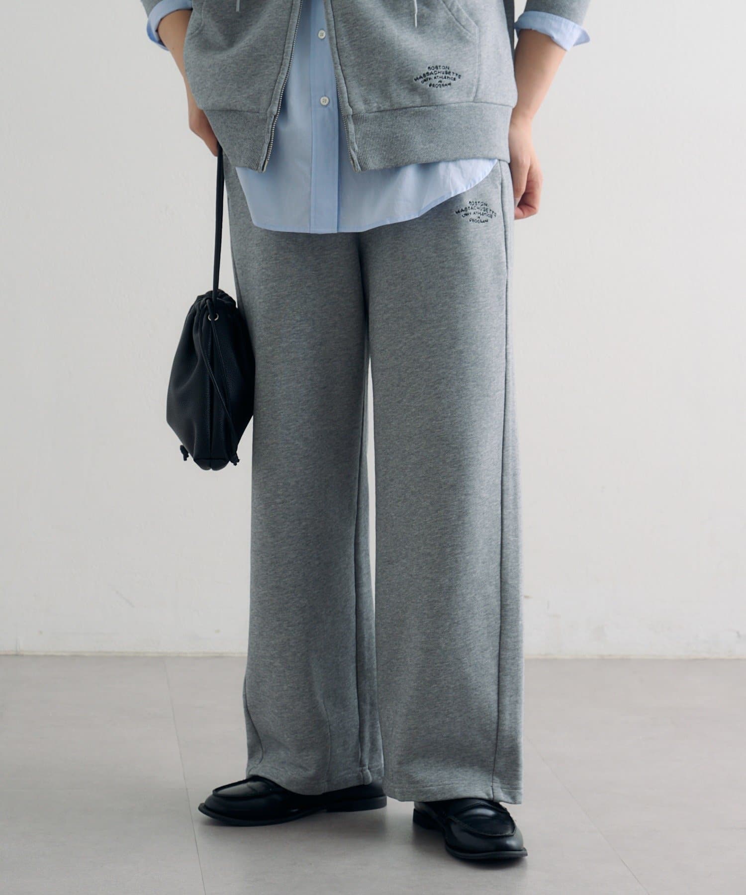 PUAL CE CIN(ピュアルセシン) 裏毛スウェットパンツ