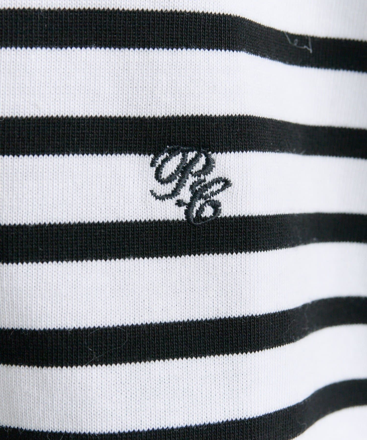 PUAL CE CIN(ピュアルセシン) ボーダーショートカットソー