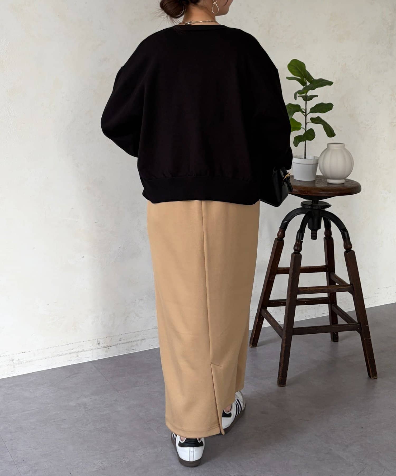 Chez toi(シェトワ) ニュアンスボタン長袖ニットカーディガン