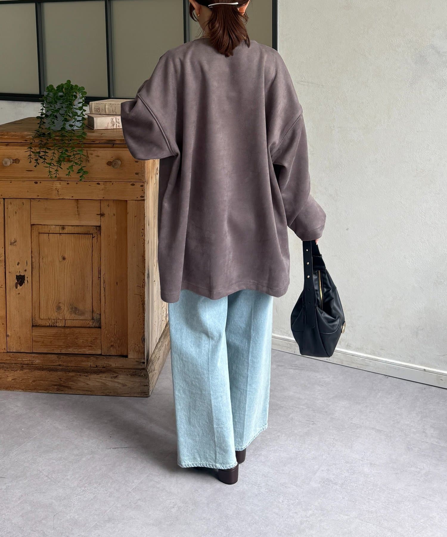 Thevon.(ゼヴォン) FSノーカラーミドルコート