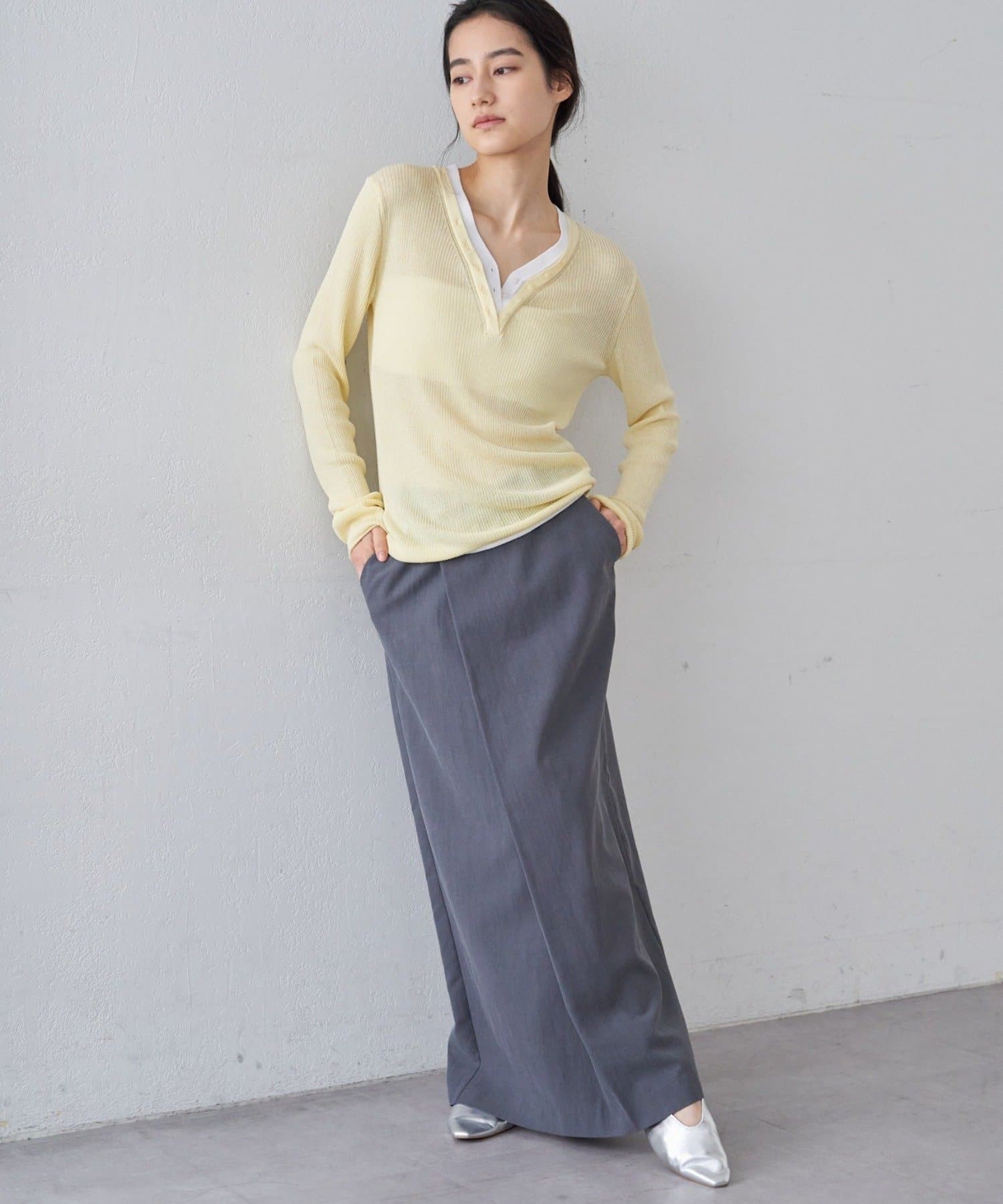 SHENERY(シーナリー) 【26SS予約】ウエストデザインスカート